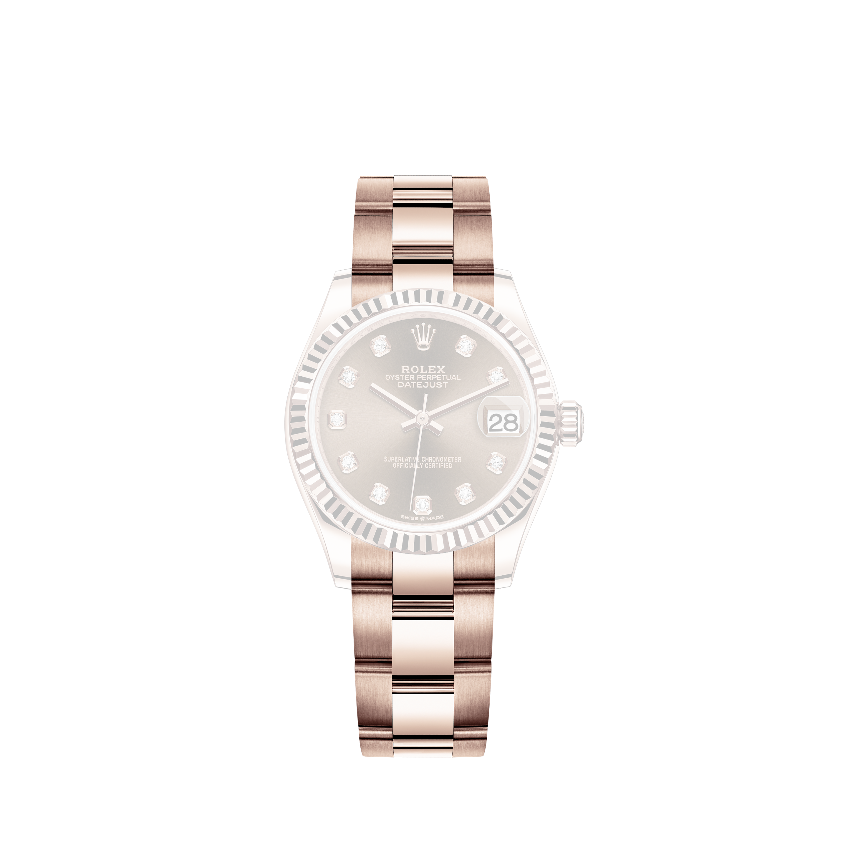 Rolex Datejust 41 Stainless Steel Everose-Gold Ref. 126331 Pearl DIA