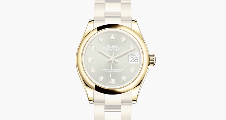 rolex datejust 31 oystersteel and yellow gold price