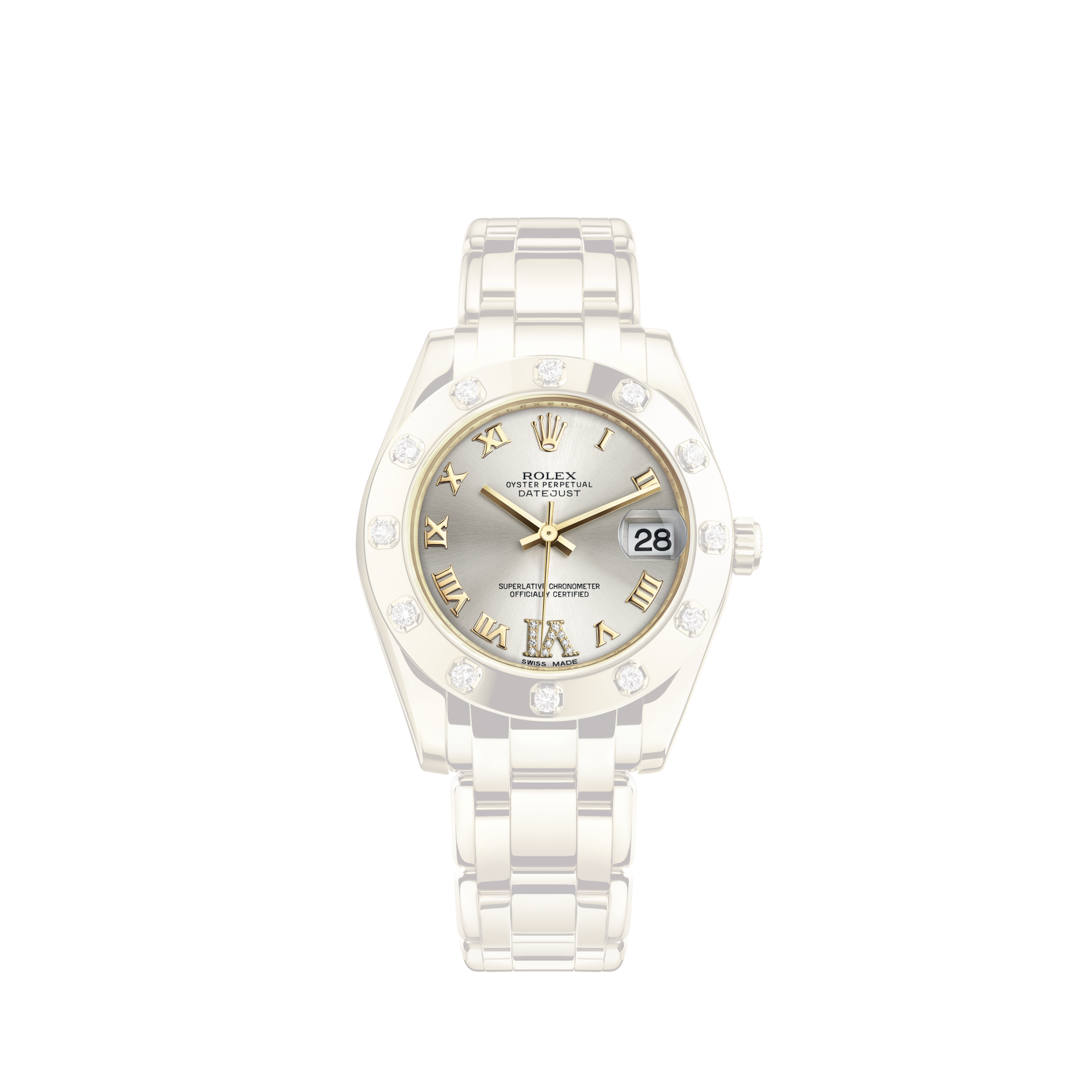 Rolex Datejust Model 116203 Steel & Yellow Gold 36mm Watch White Roman DialRolex Datejust Model 116233 Steel & Yellow Gold 36mm Watch Black Roman Dial