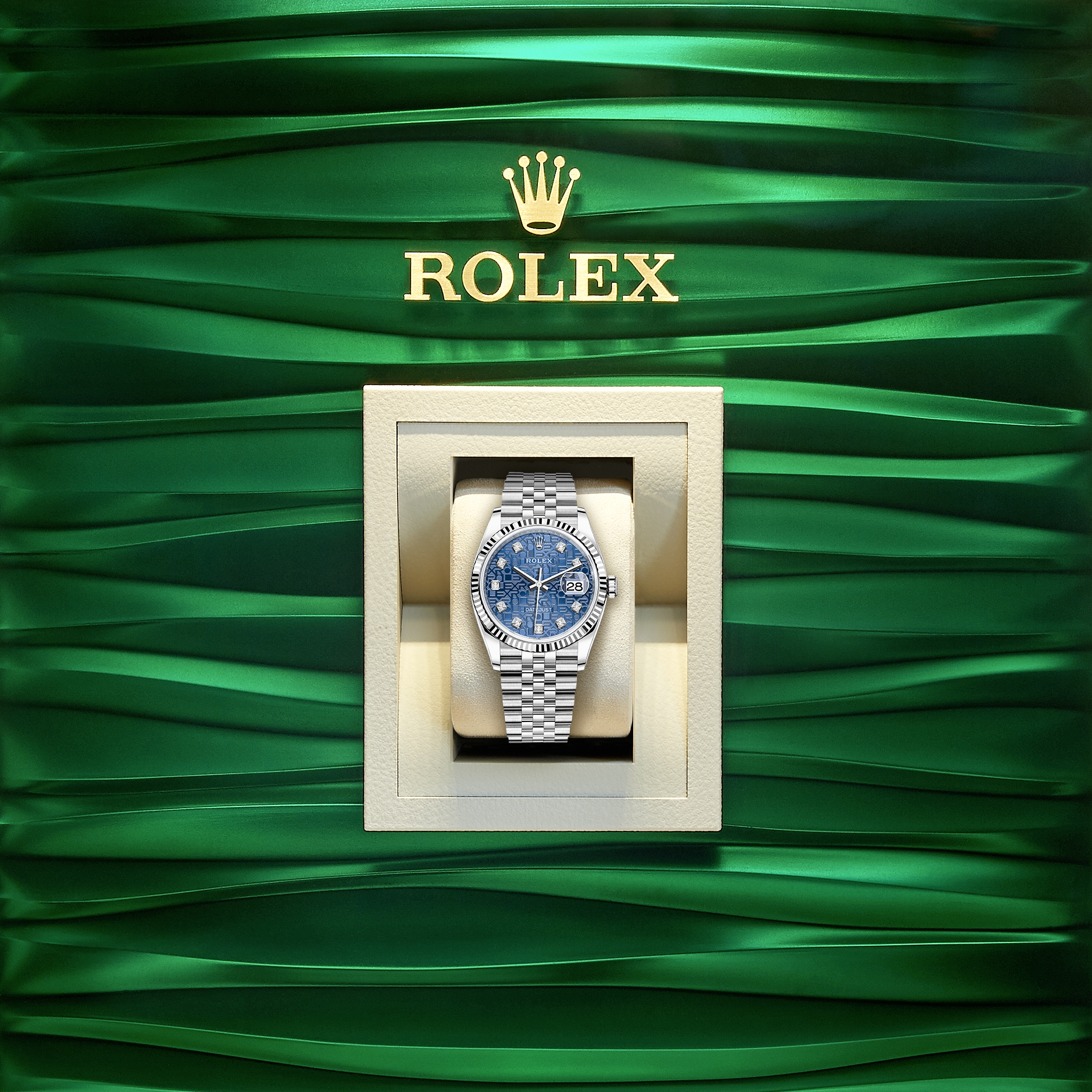 Rolex Submariner Date Ceramic Blue Bezel 18K Yellow Gold Blue Dial 41mm