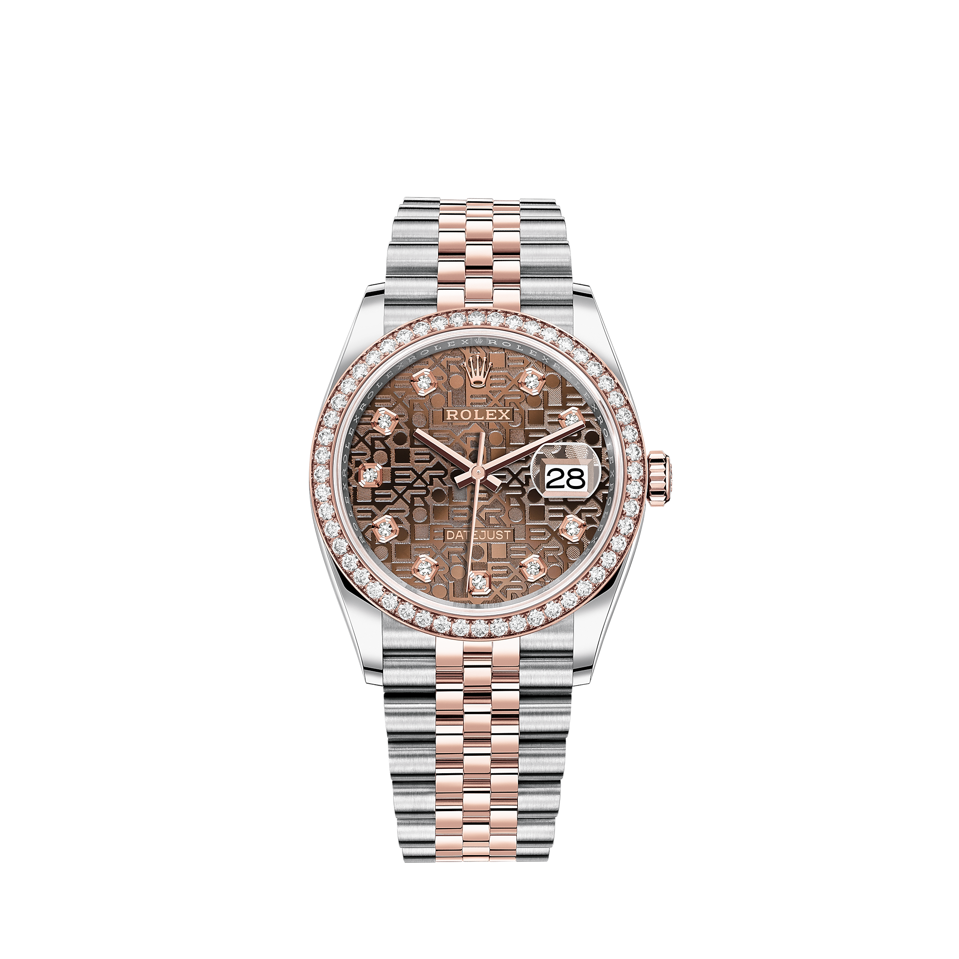 rolex datejust 36 oystersteel and white gold