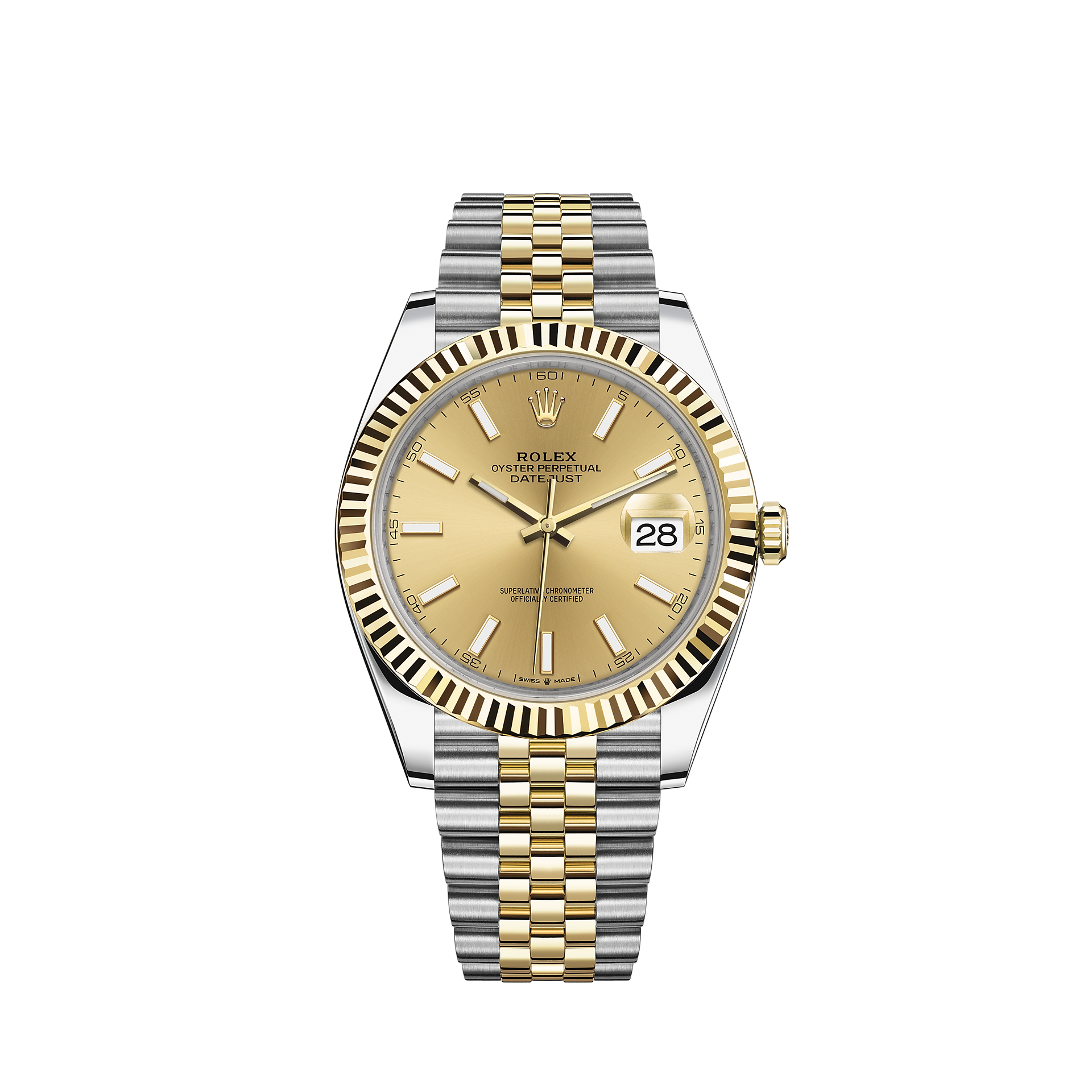 Rolex Datejust 41 Armbanduhr: Rolesor gelb (Kombination aus Edelstahl