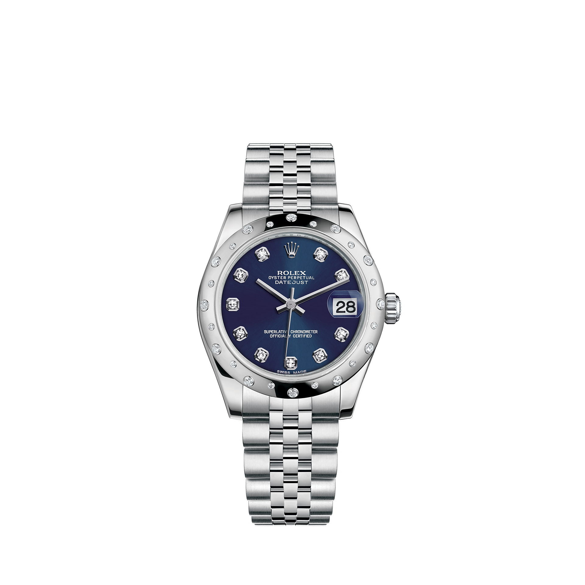 rolex datejust 36 oystersteel and white gold