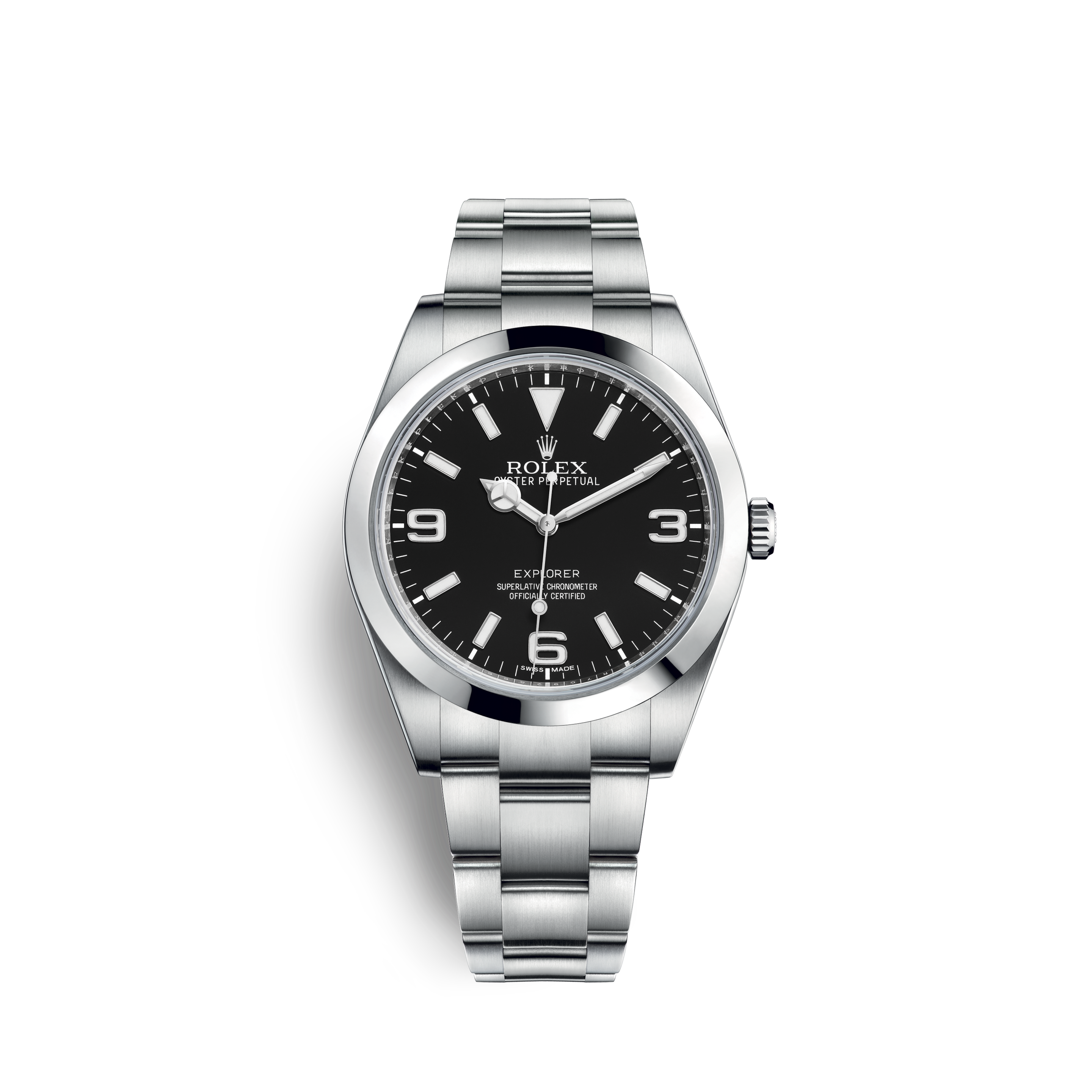 rolex steel back deville swiss made stainless