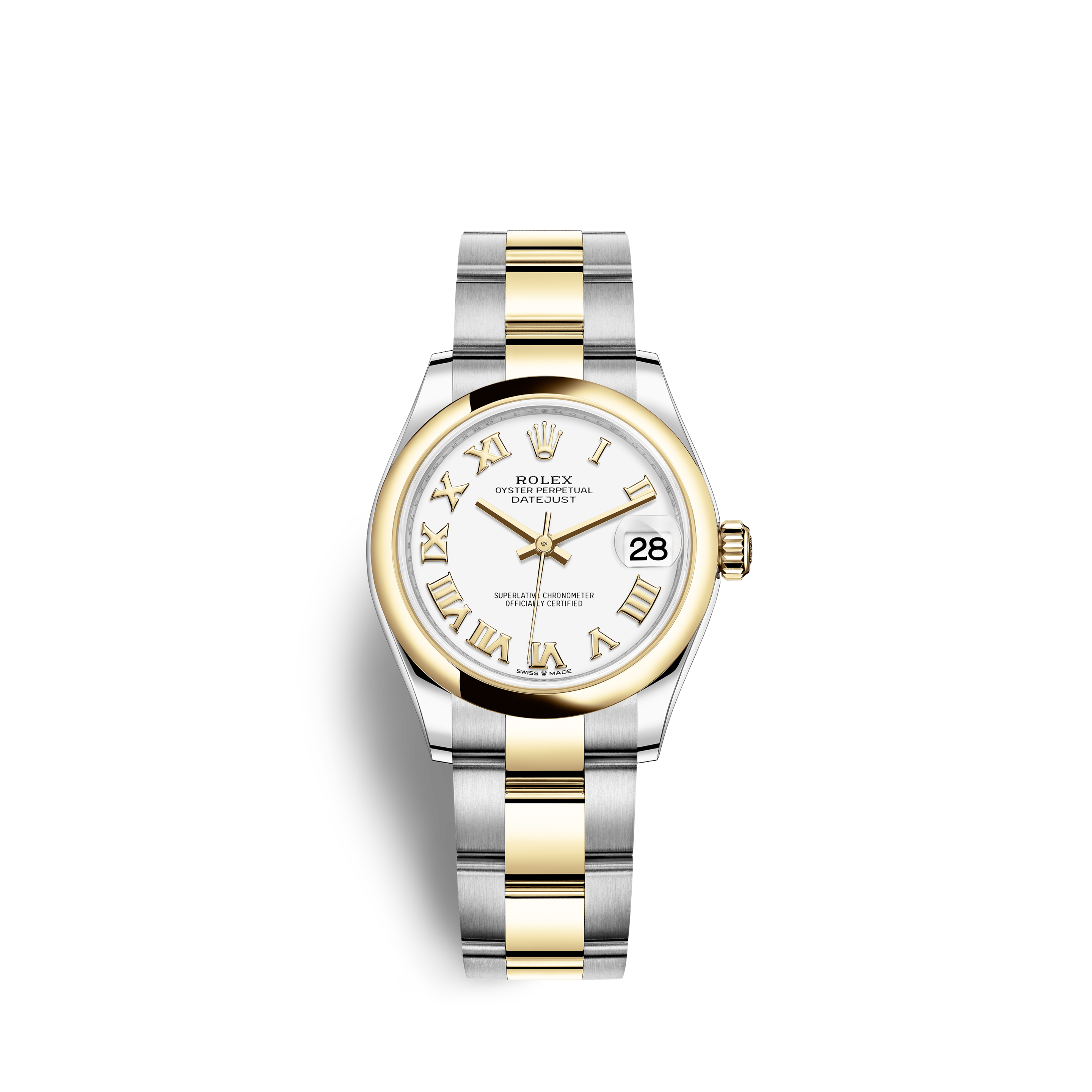 rolex datejust gold and stainless steel