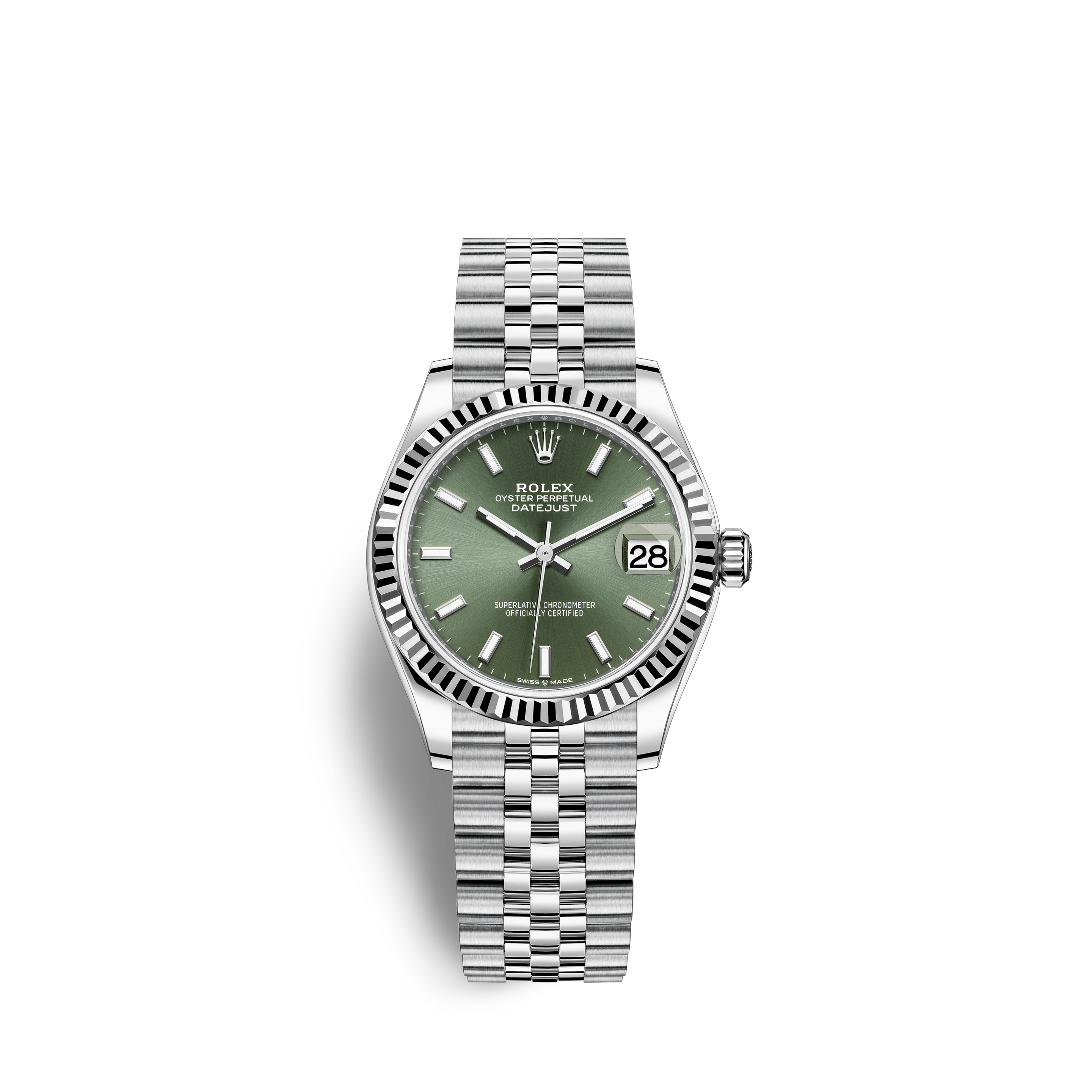 rolex women's stainless steel watch