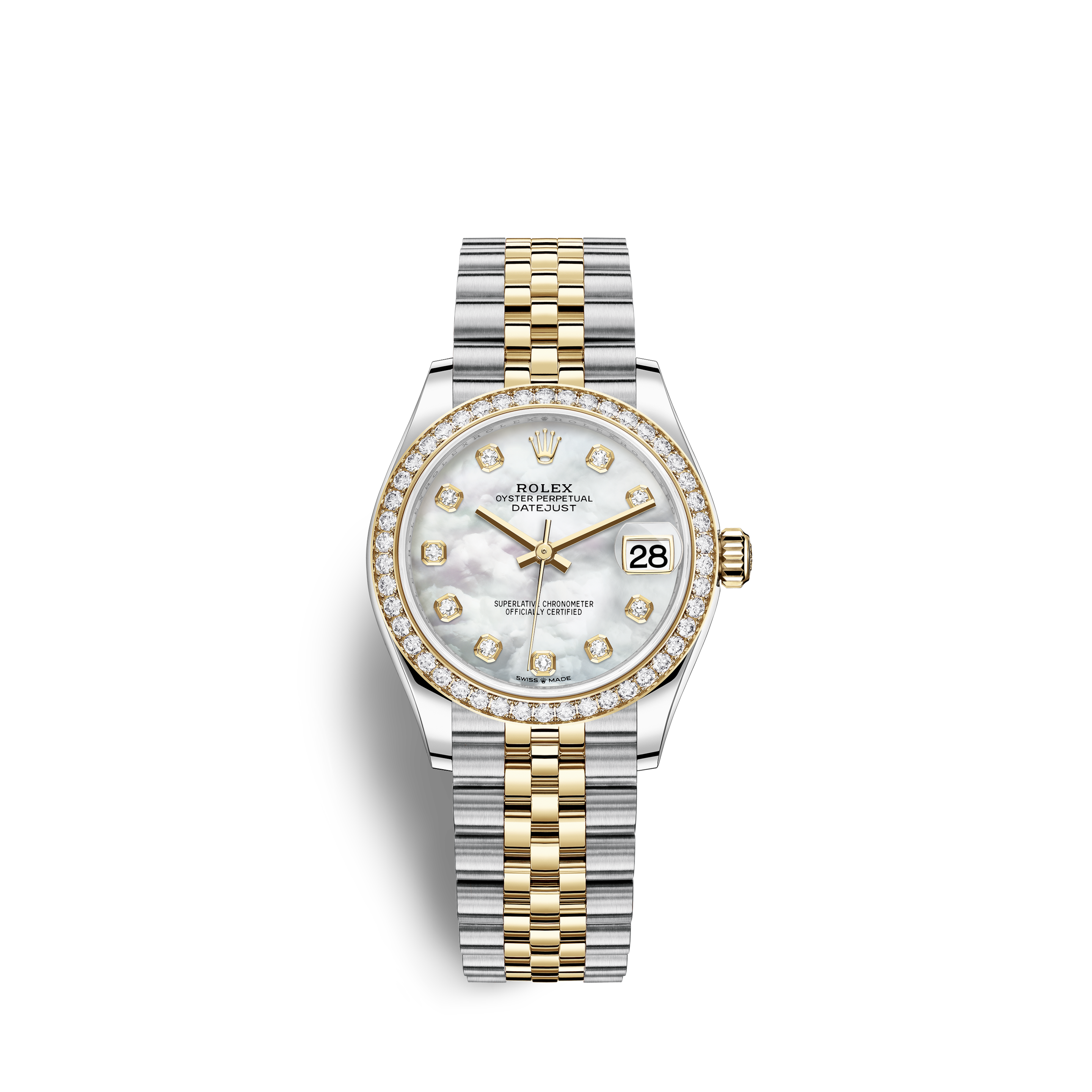 rolex gold silver watch