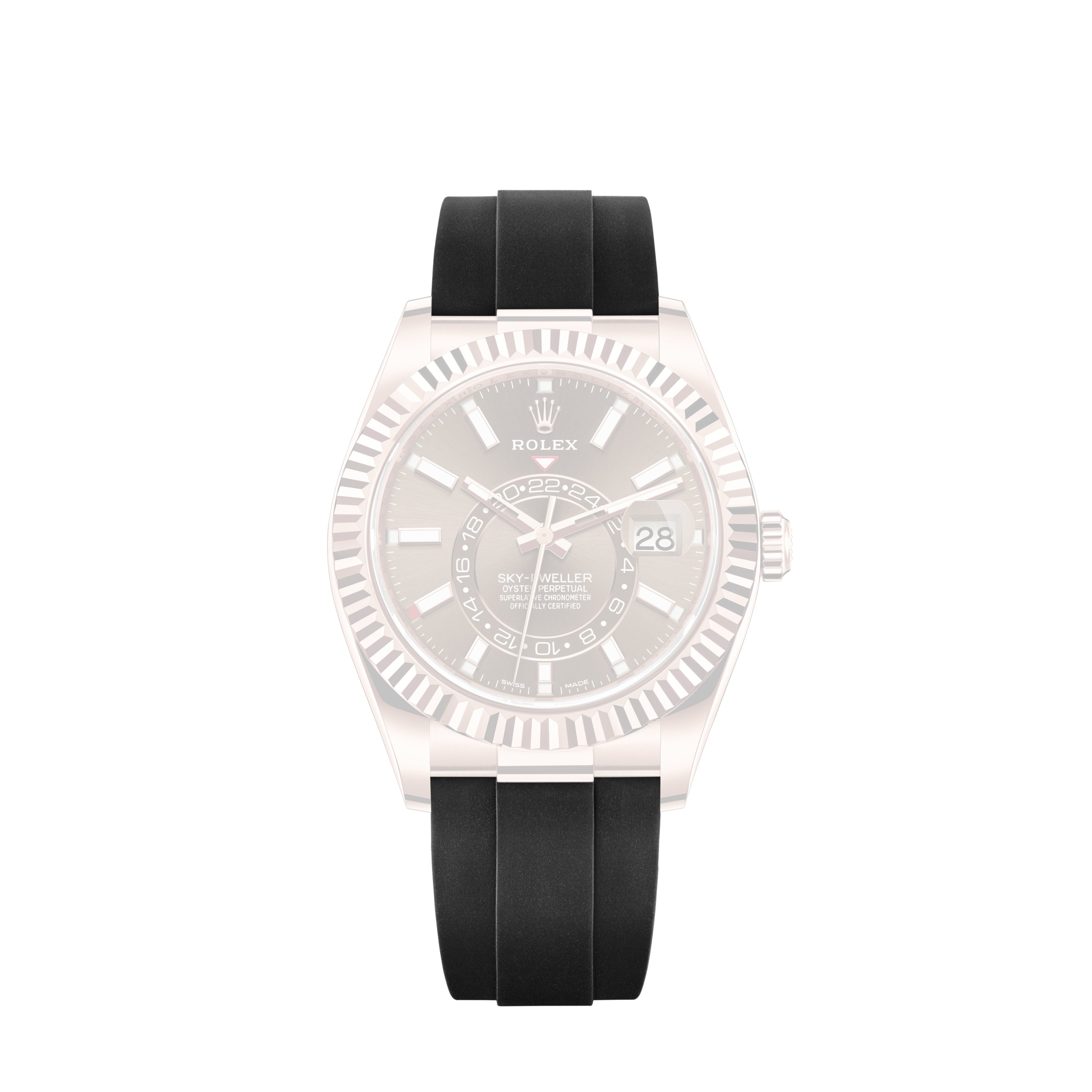 Rolex Mens Datejust 16013 Factory Diamond Dial Watch 18k Yg Diamond Sapphire