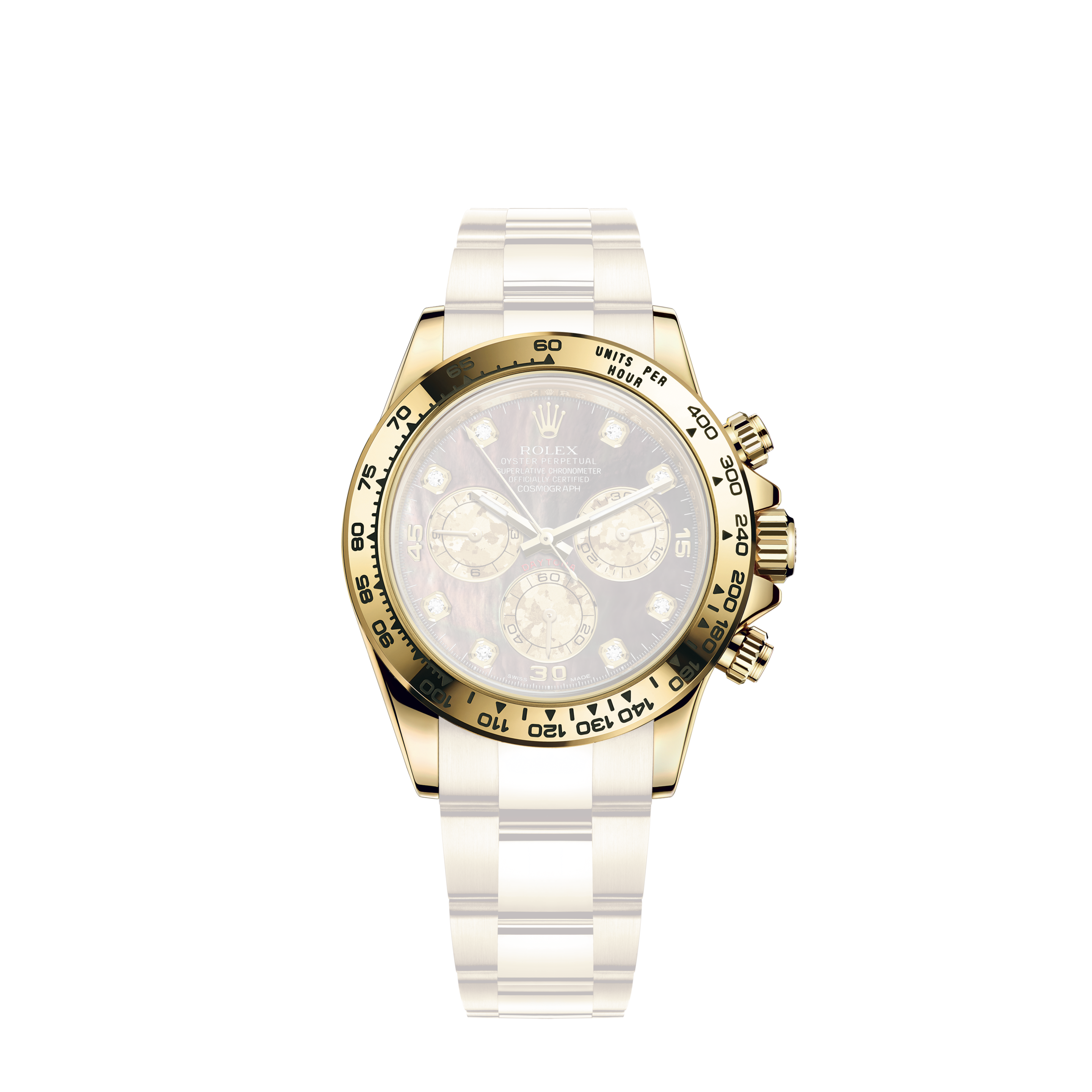 Rolex Ladies Datejust Ice Blue Diamond 18k White Gold Stainless Steel Watch