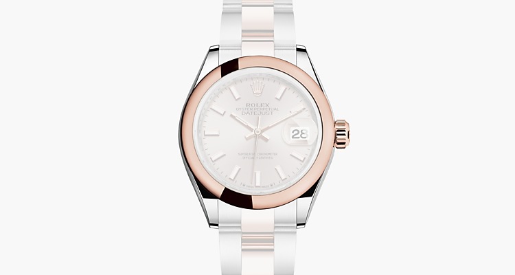 rolex lady datejust 28 oystersteel