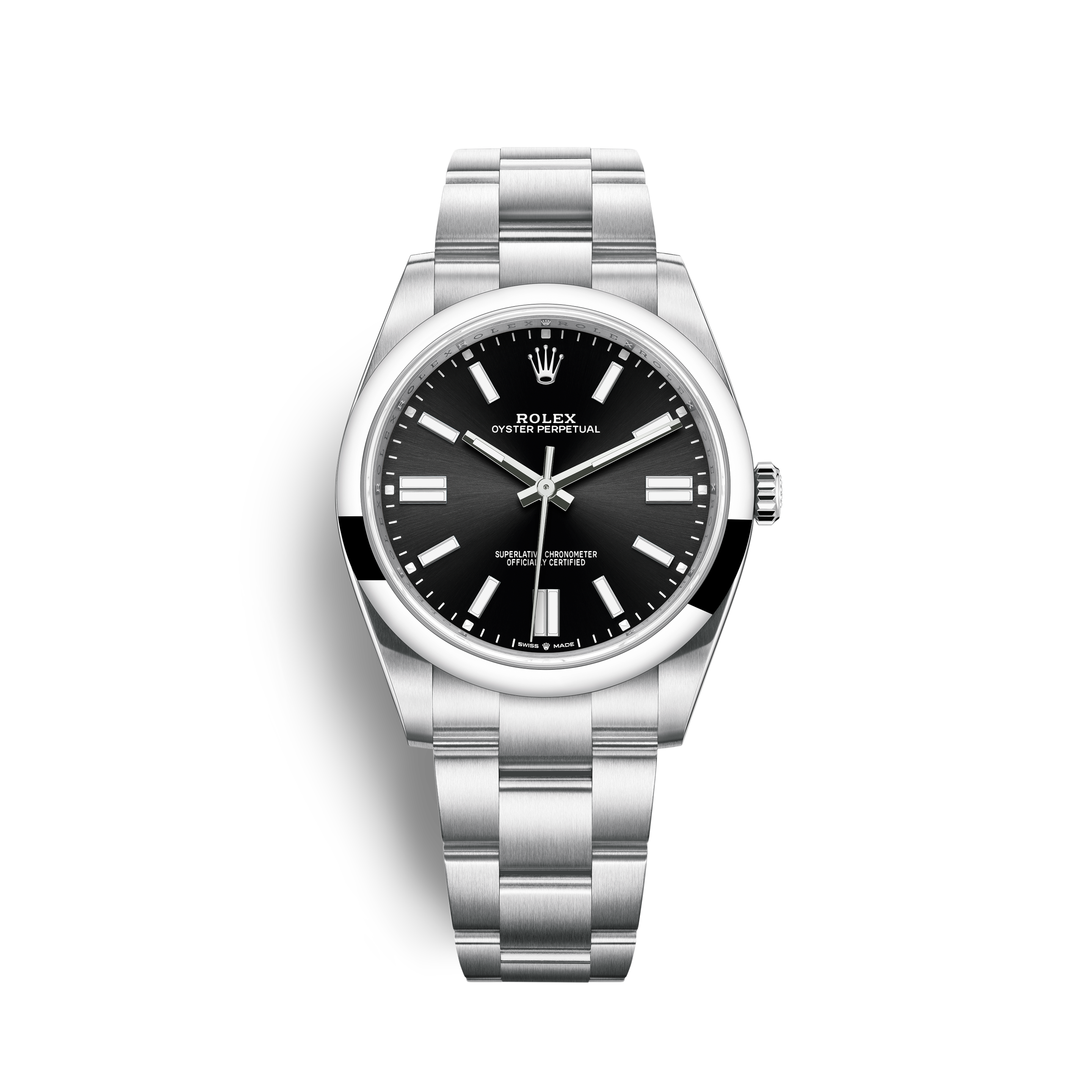 rolex oyster black dial