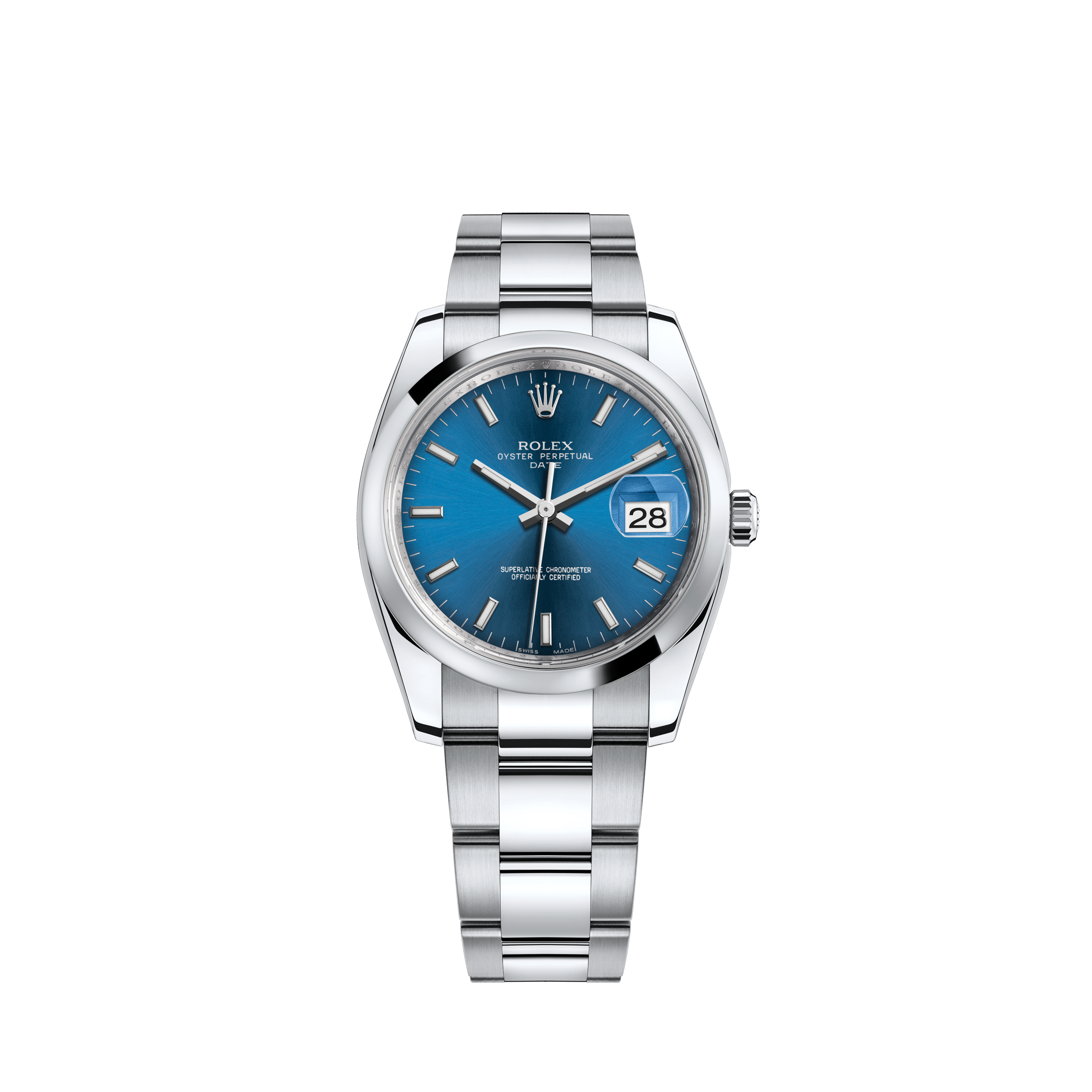 Rolex Date 34腕錶：蠔式鋼- M115200-0007
