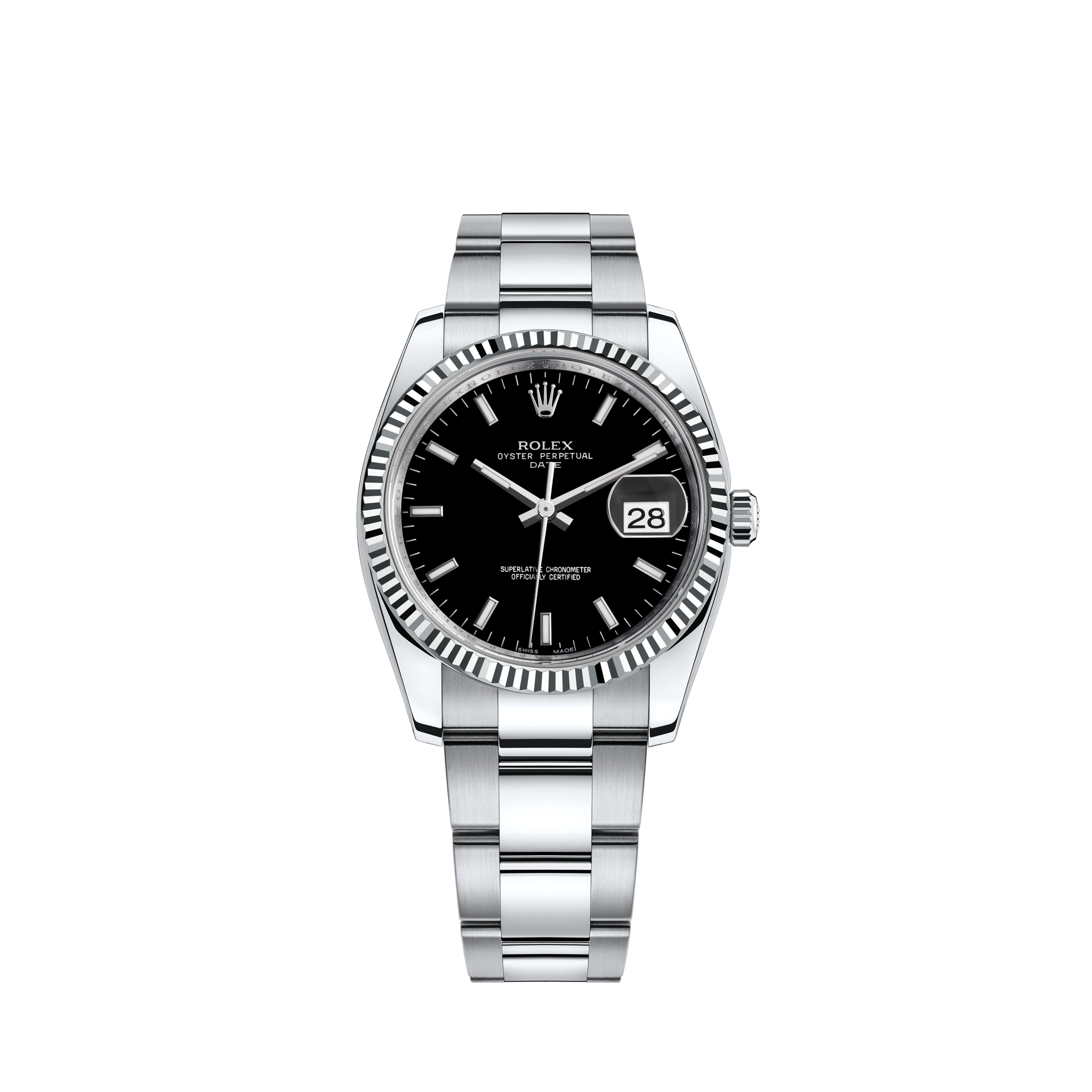 Rolex Ladies Datejust 18k White Gold Sapphire Diamond & Steel Watch + Rolex Band