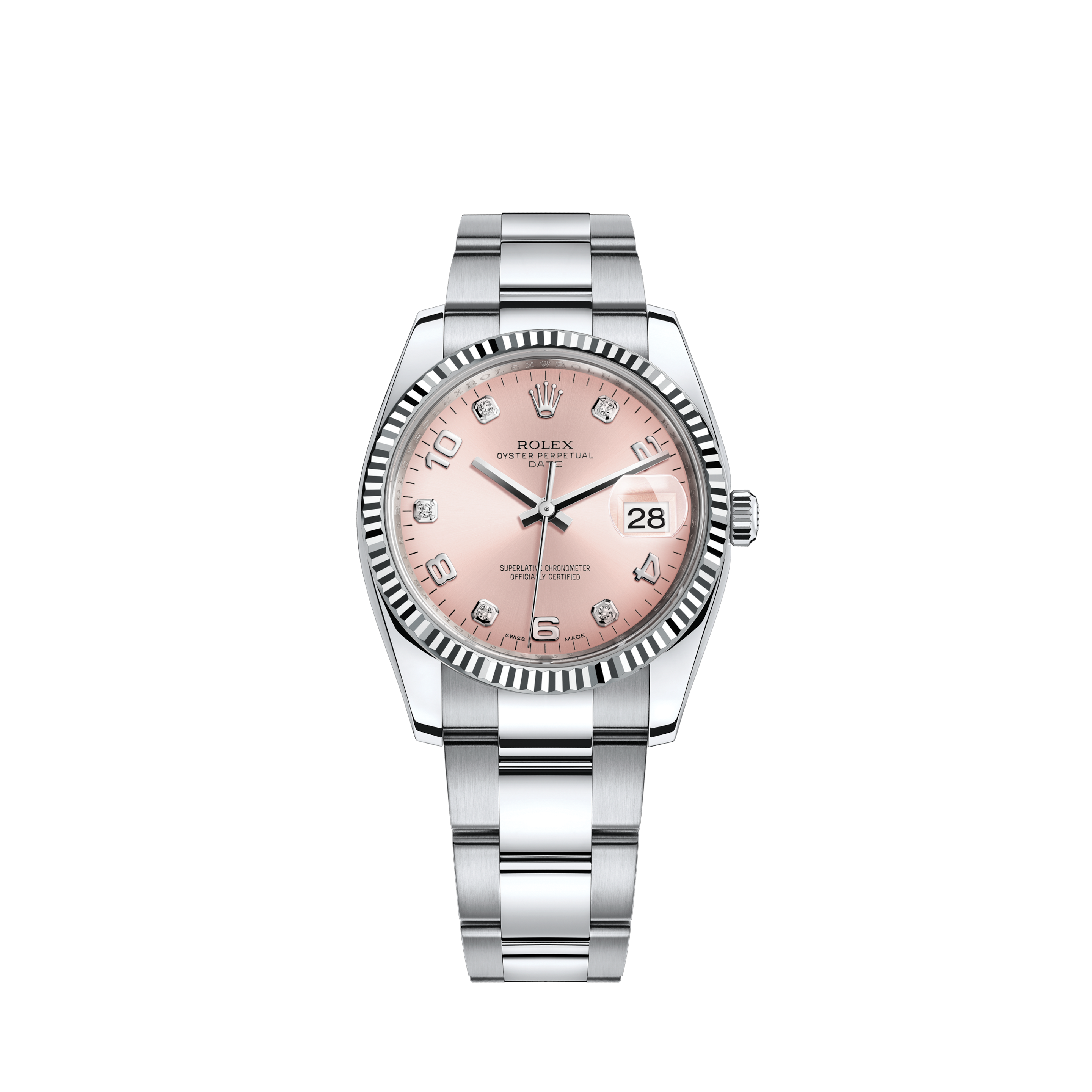 rolex oyster perpetual datejust pink face