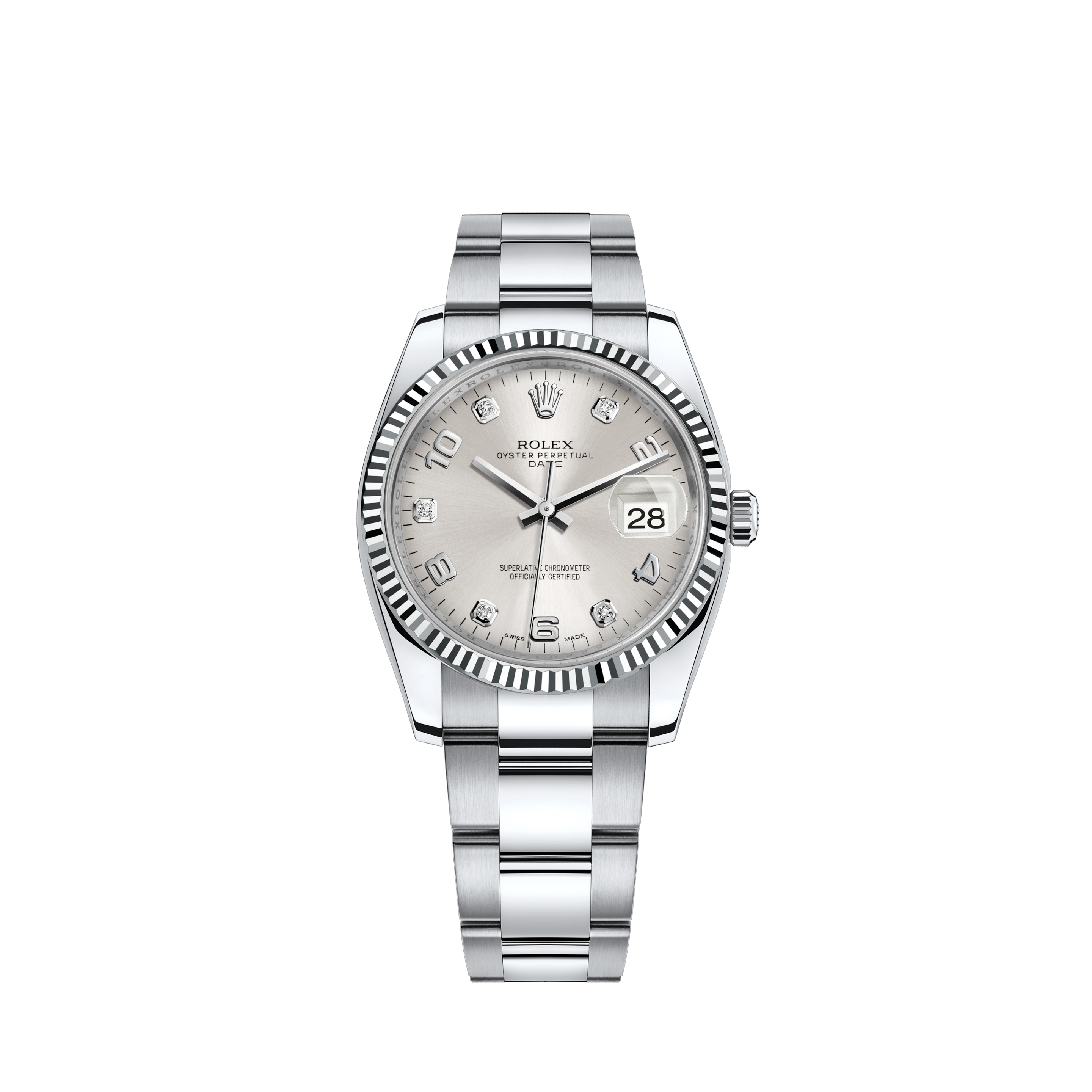 oyster perpetual white gold