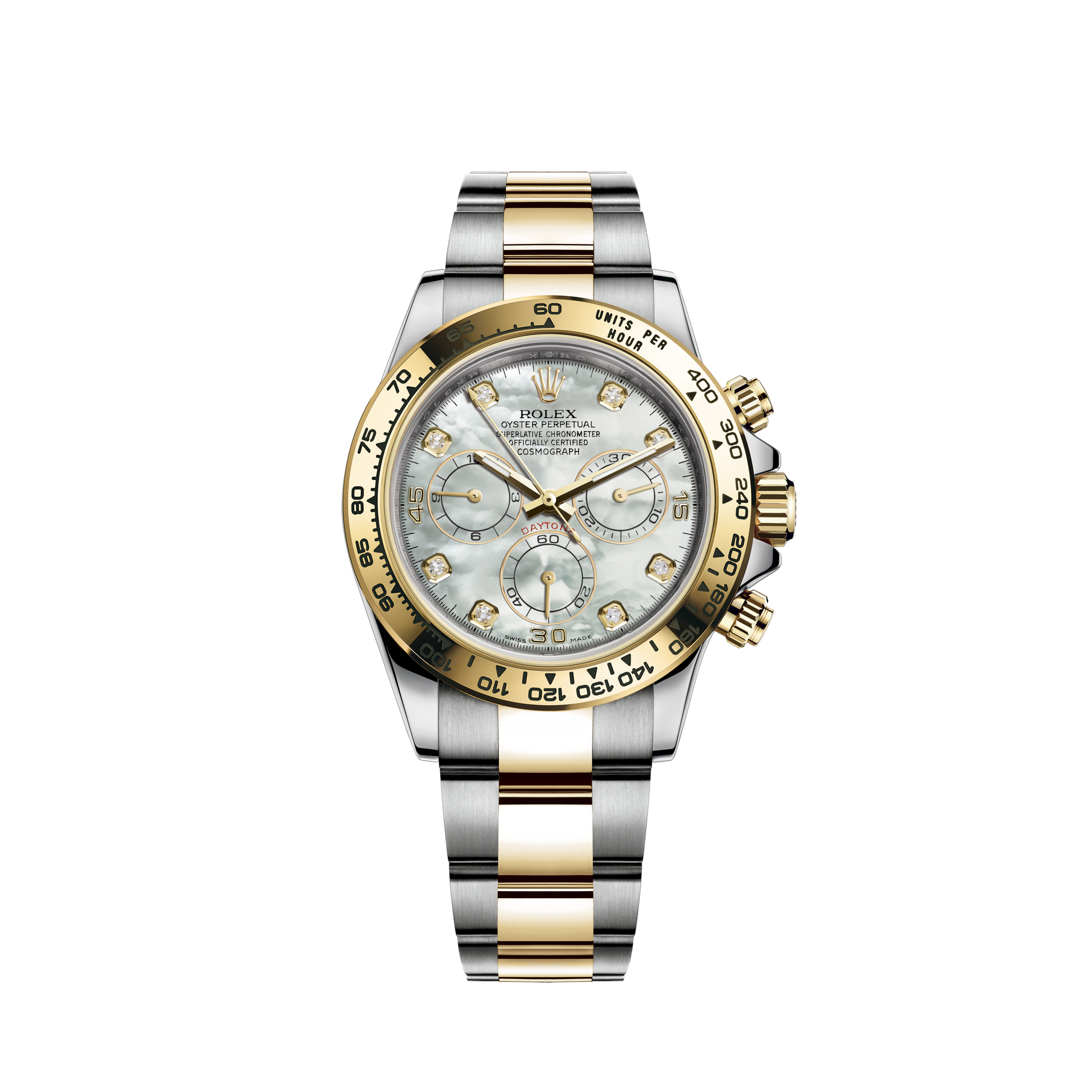 Rolex Datejust 16013 Steel & Gold Oyster Band Champagne Linen Dial Fluted Bezel