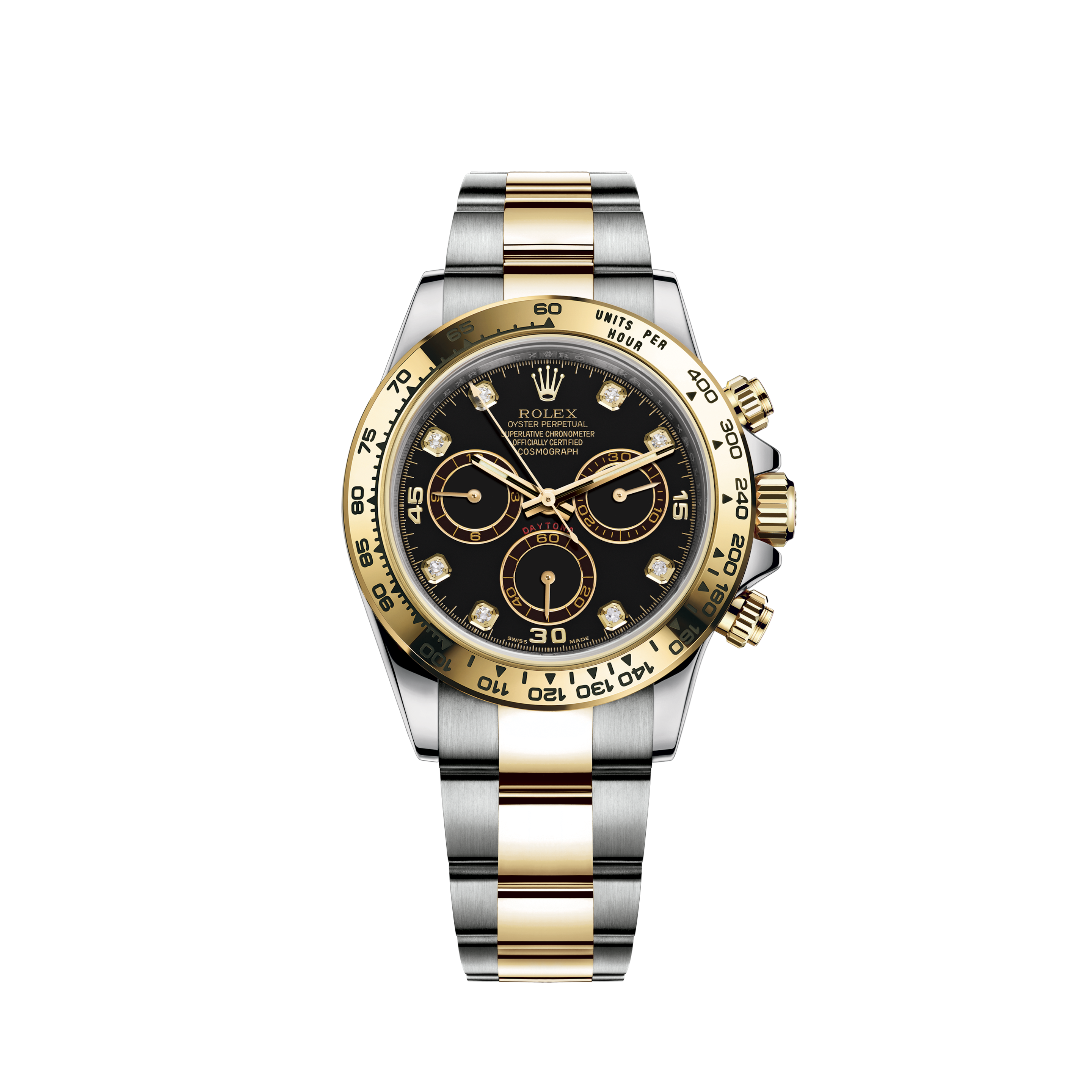 Rolex Day-Date 40mm Yellow Gold Ivory Roman Dial & Fluted Bezel 228238