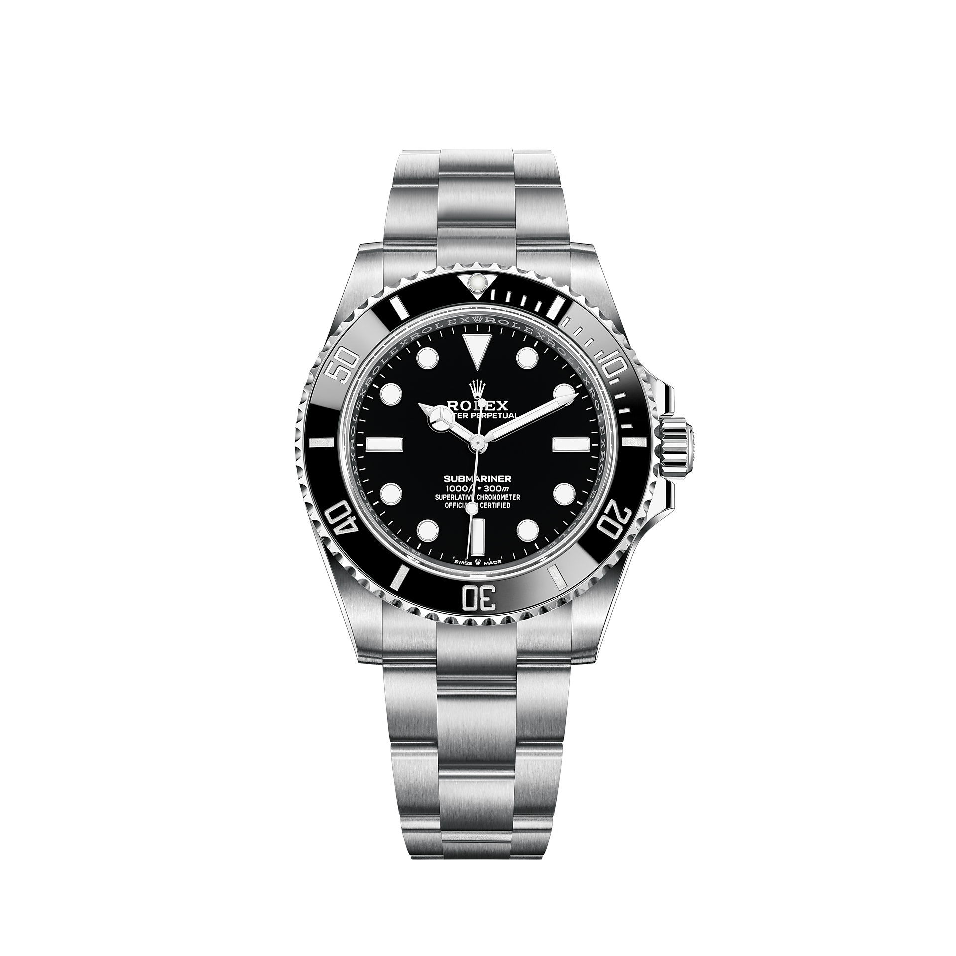 Rolex Submariner Armbanduhr Edelstahl Oystersteel M124060 0001