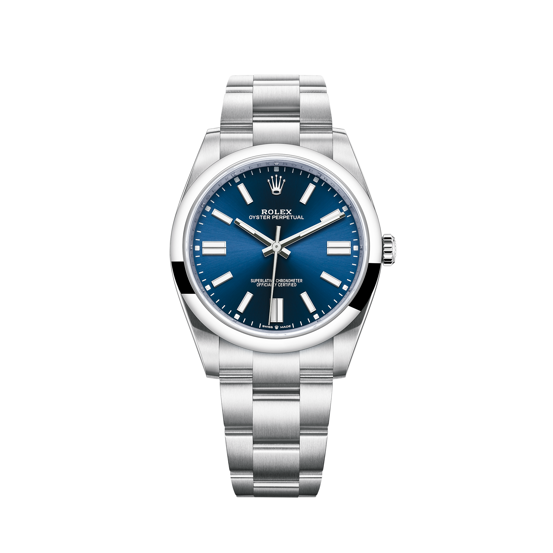 How to change the time on a rolex oyster perpetual Rolex Oyster Perpetual 41 Watch Oystersteel M124300 0003