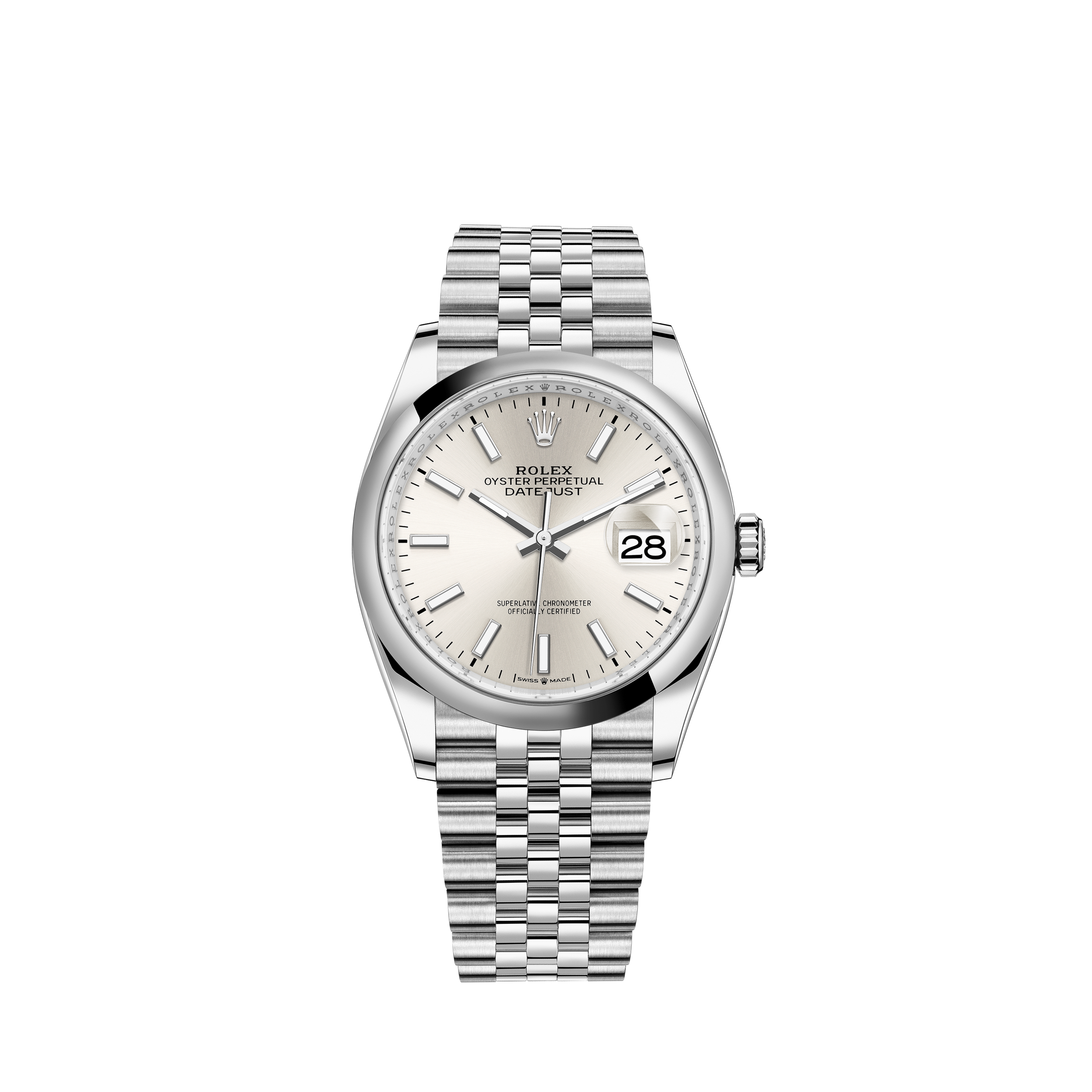 Rolex Datejust 36 Watch: Oystersteel 