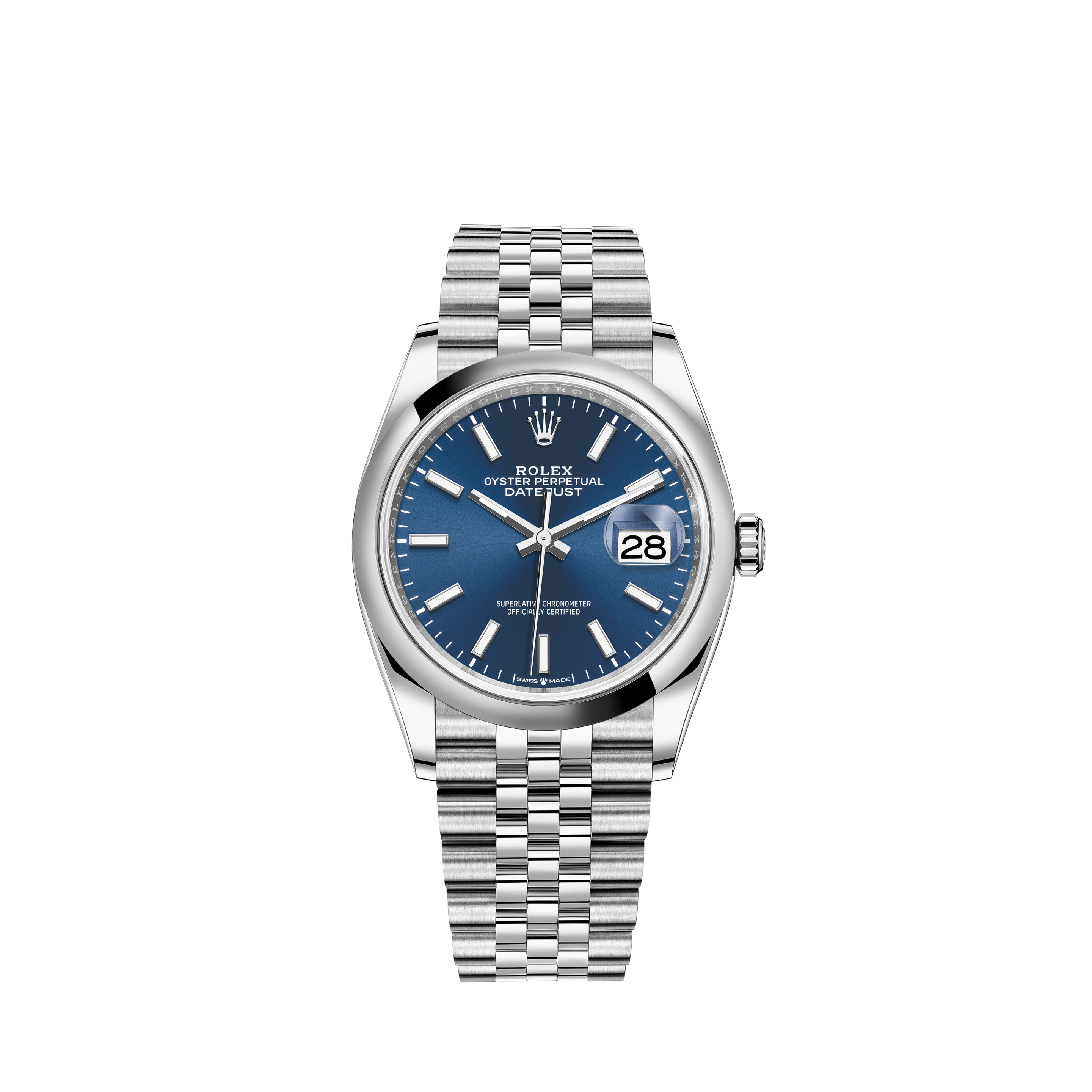 date just blue dial