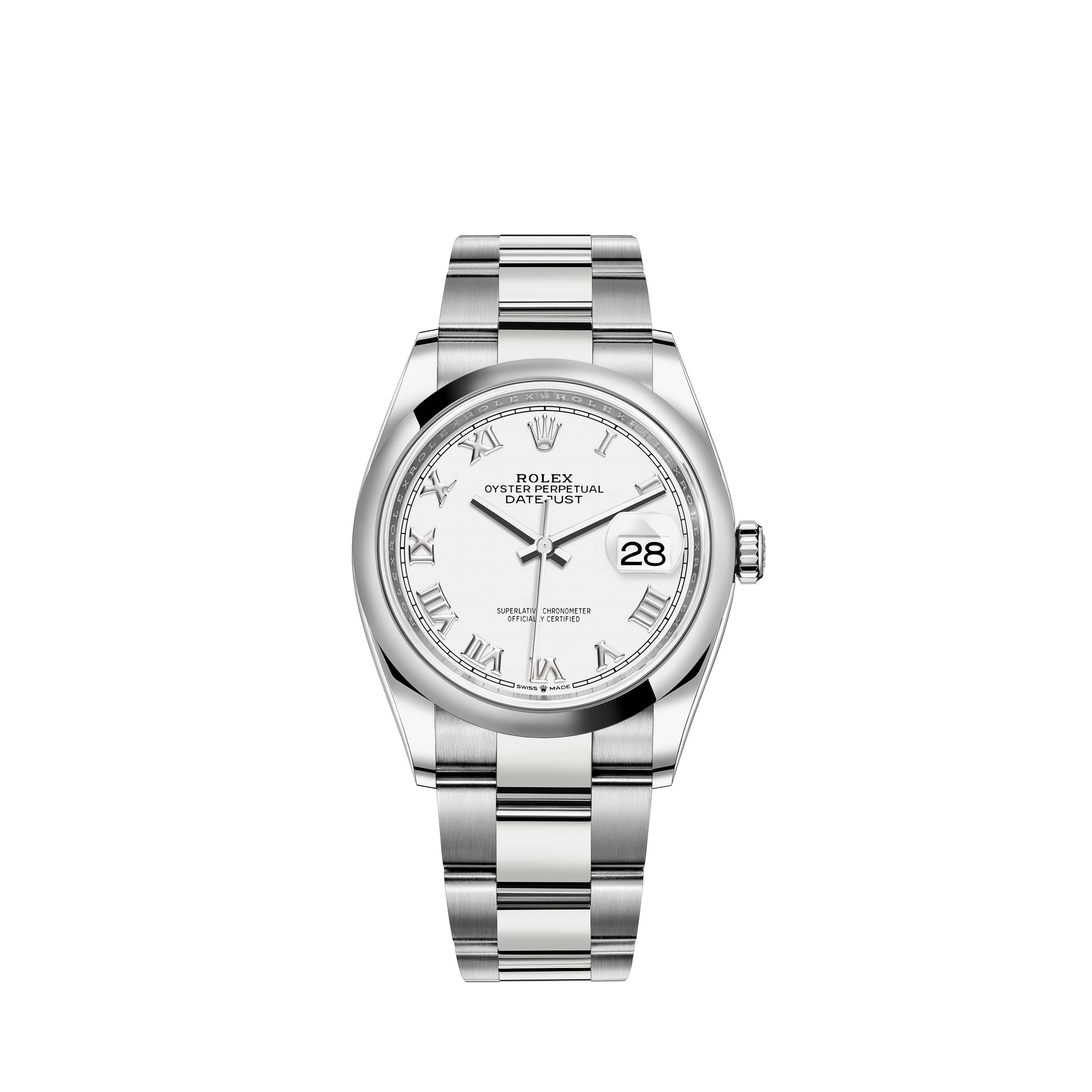 rolex oyster perpetual white 36