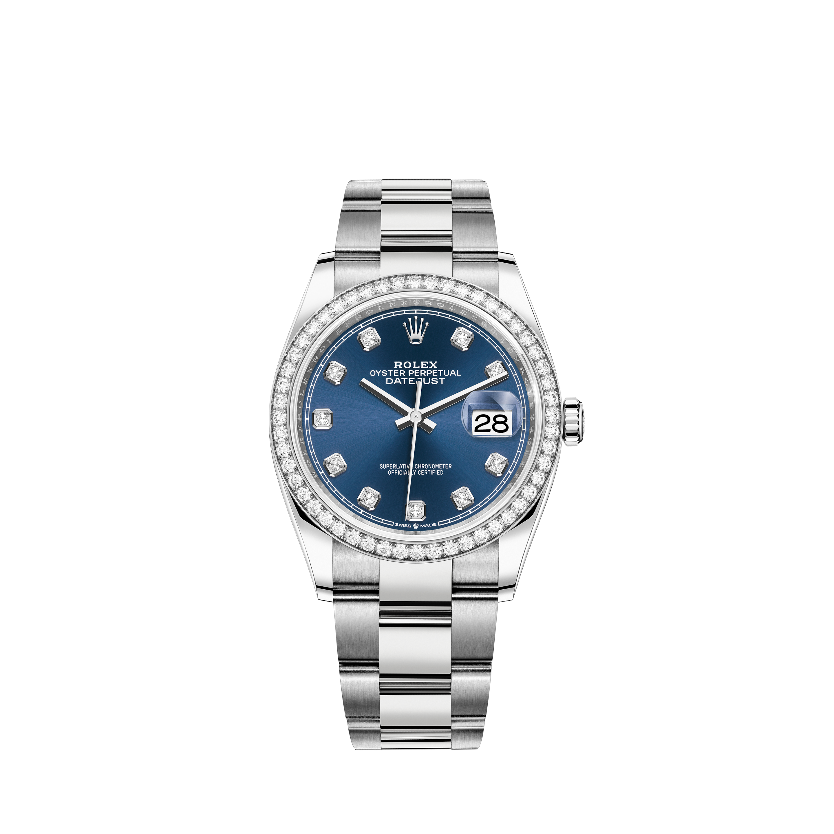 Rolex Datejust 31 Blue Dial White Gold Women's Watch 178384-0058