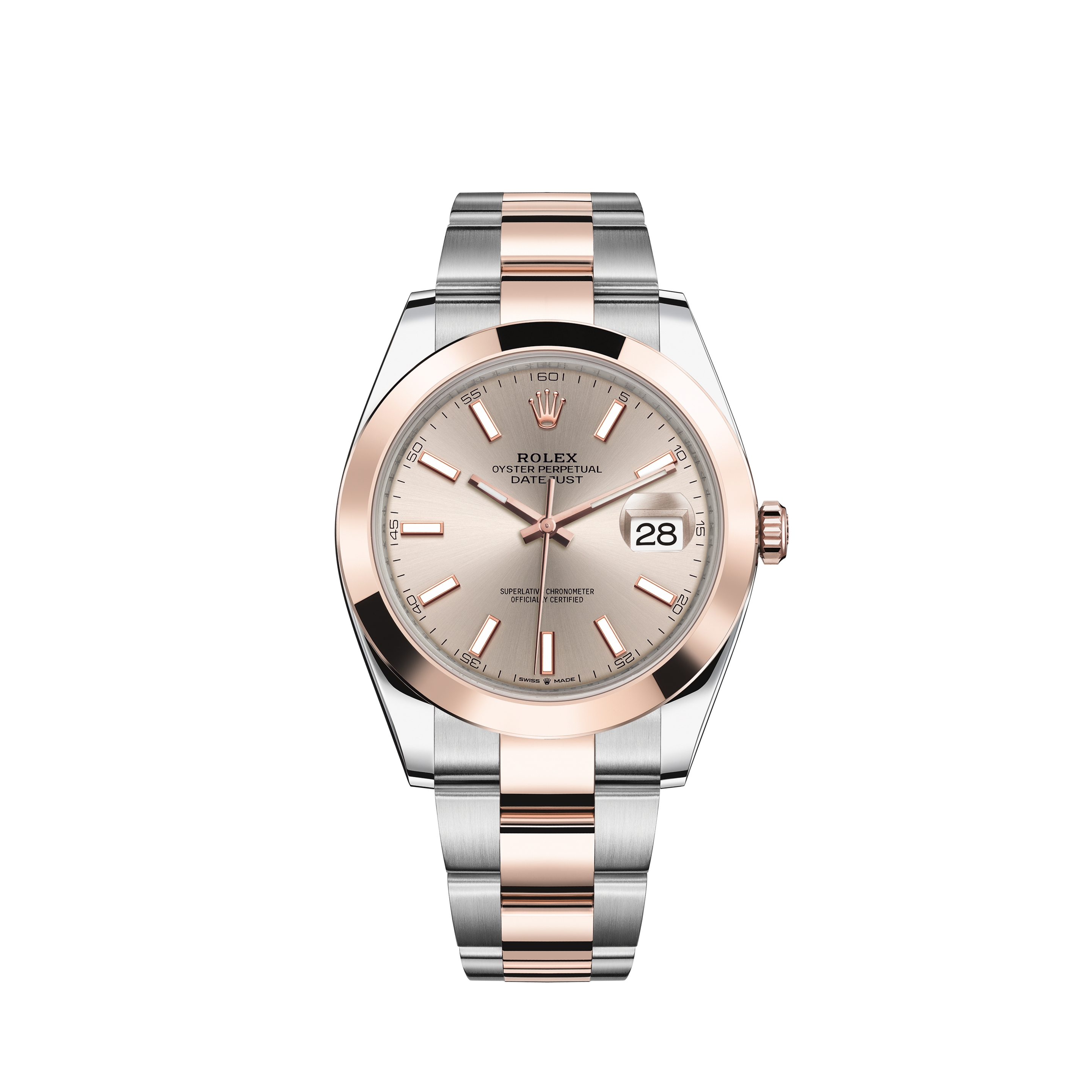 rolex oyster perpetual datejust 41 rose gold