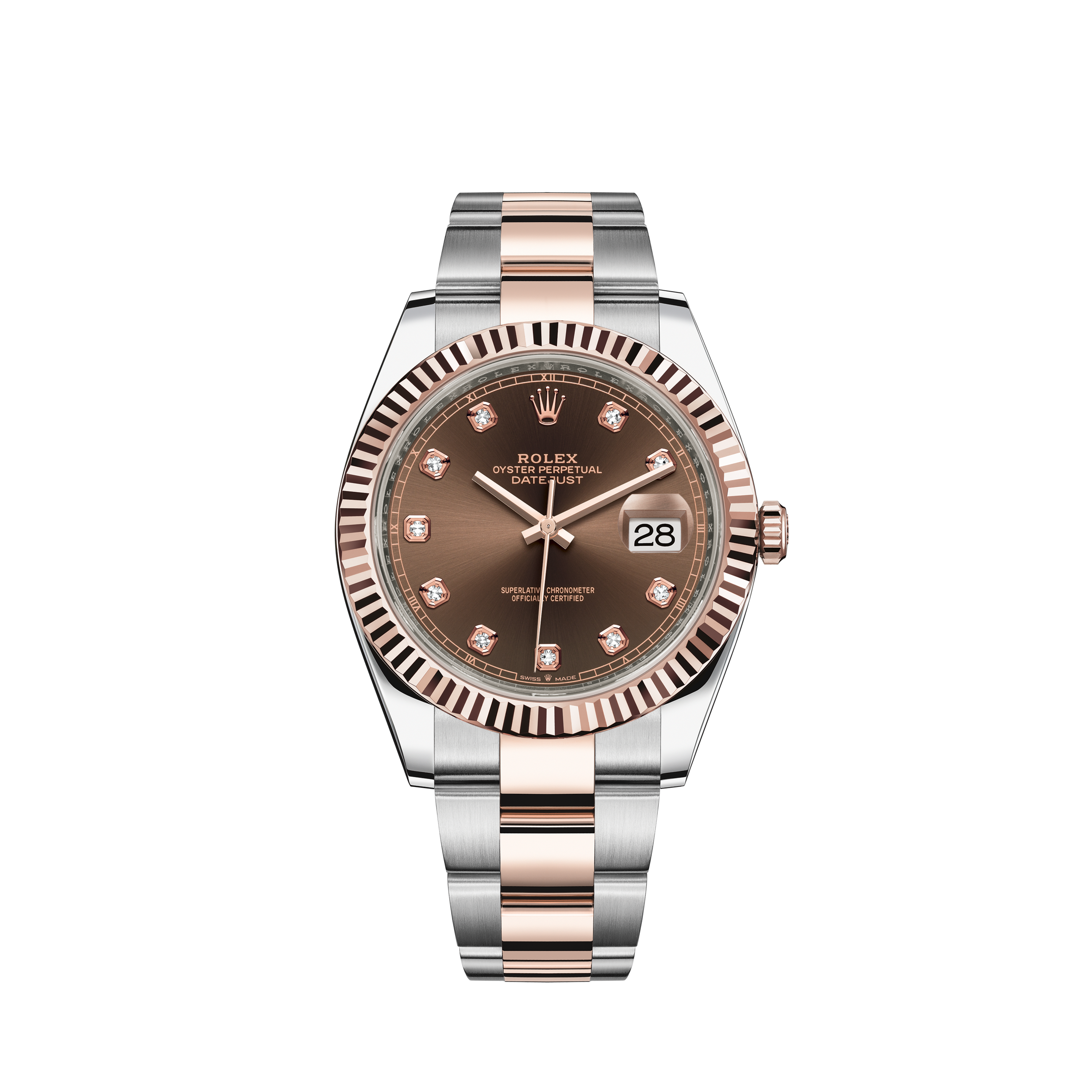 rolex datejust 36 oystersteel and everose gold