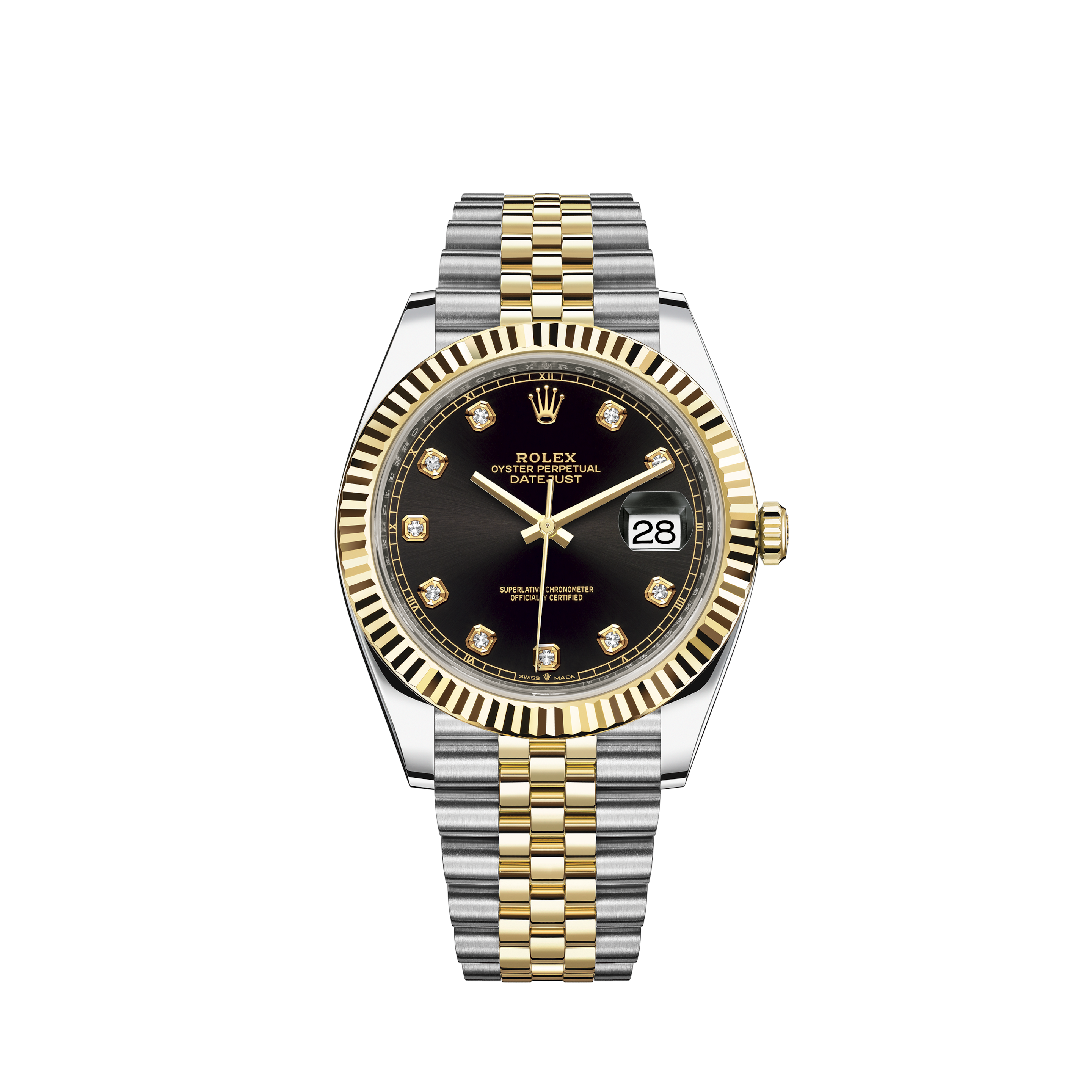 rolex datejust 41 gold and steel