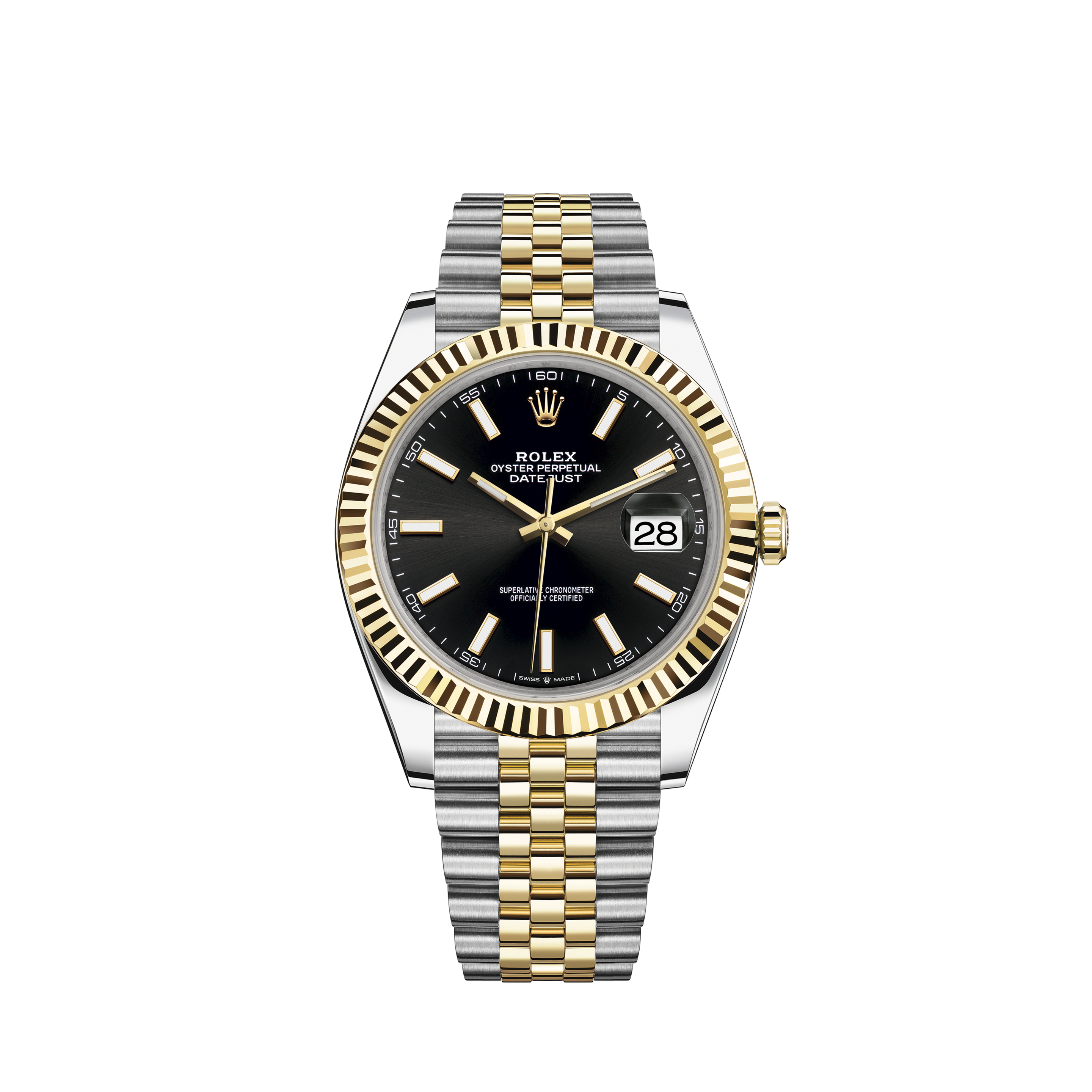 Rolex Datejust 41 Watch: Yellow Rolesor 