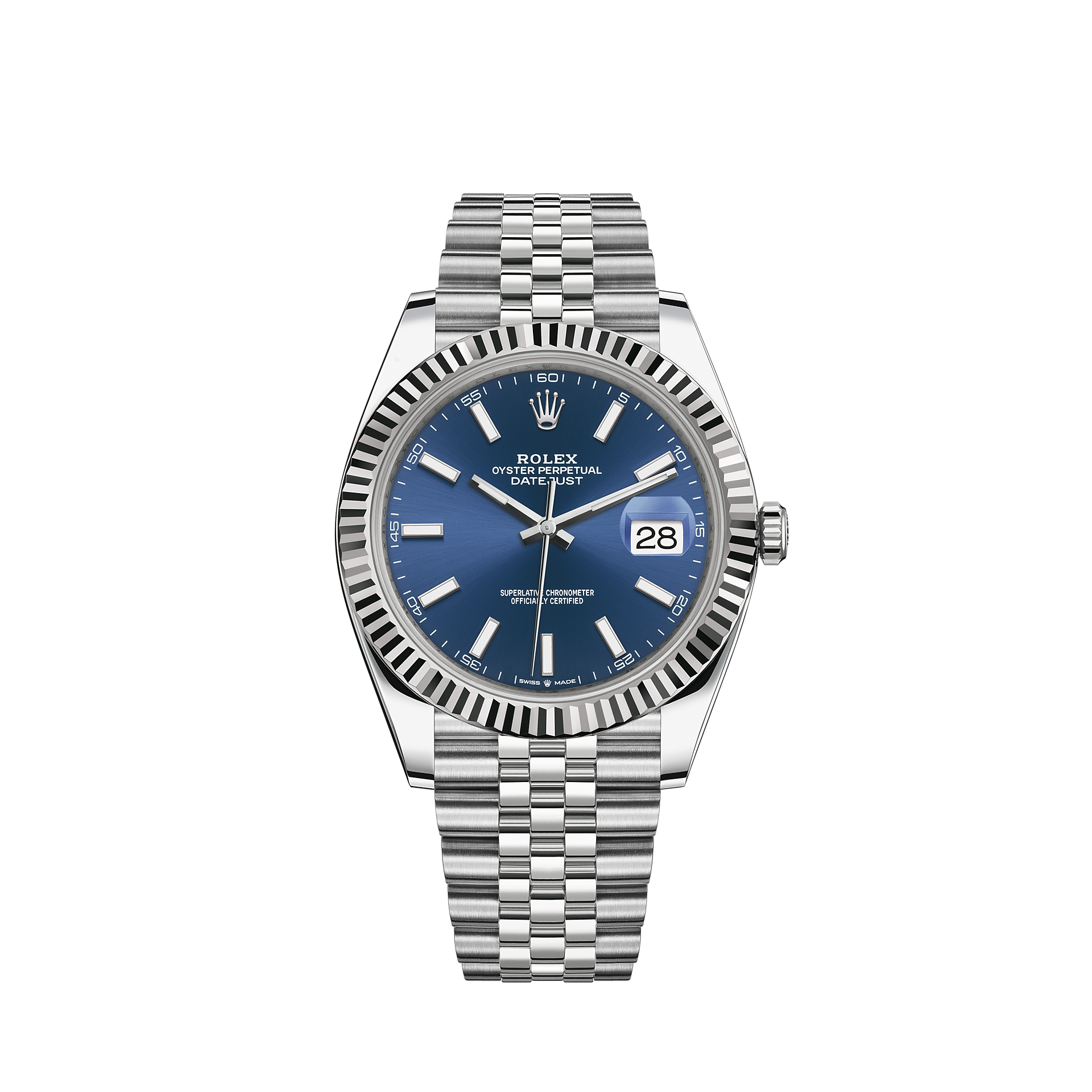 Rolex Datejust 41 Watch White Rolesor Combination Of Oystersteel And 18 Ct White Gold M 0002