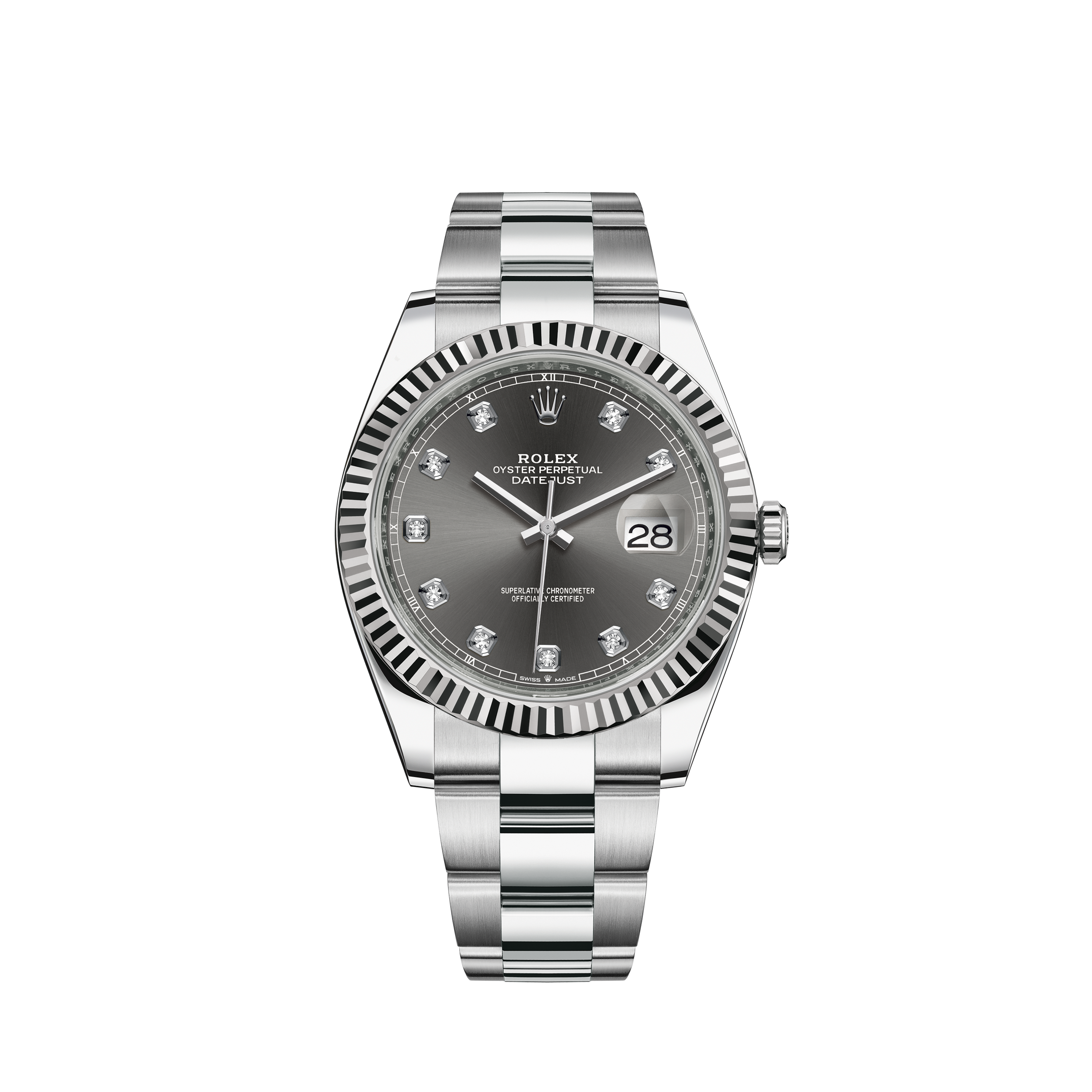 rolex oyster 41mm oystersteel and white gold