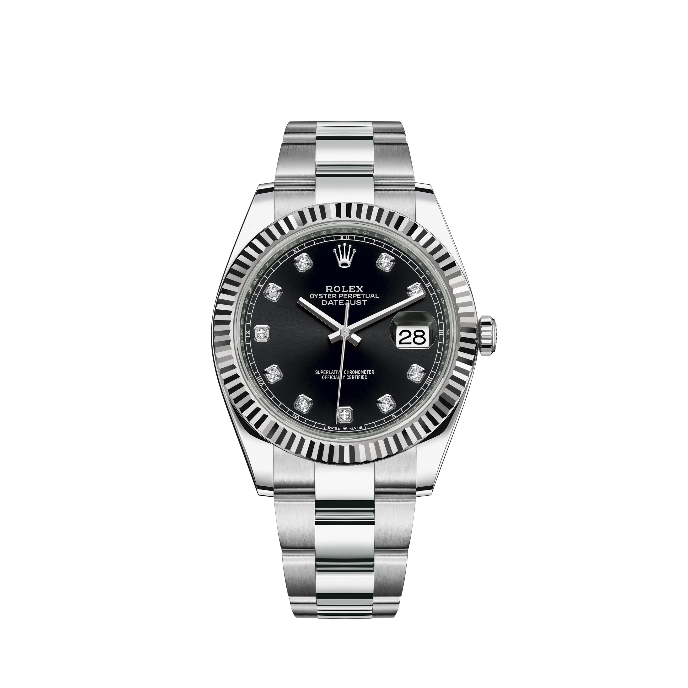rolex oyster perpetual datejust stainless steel 41mm mens watch