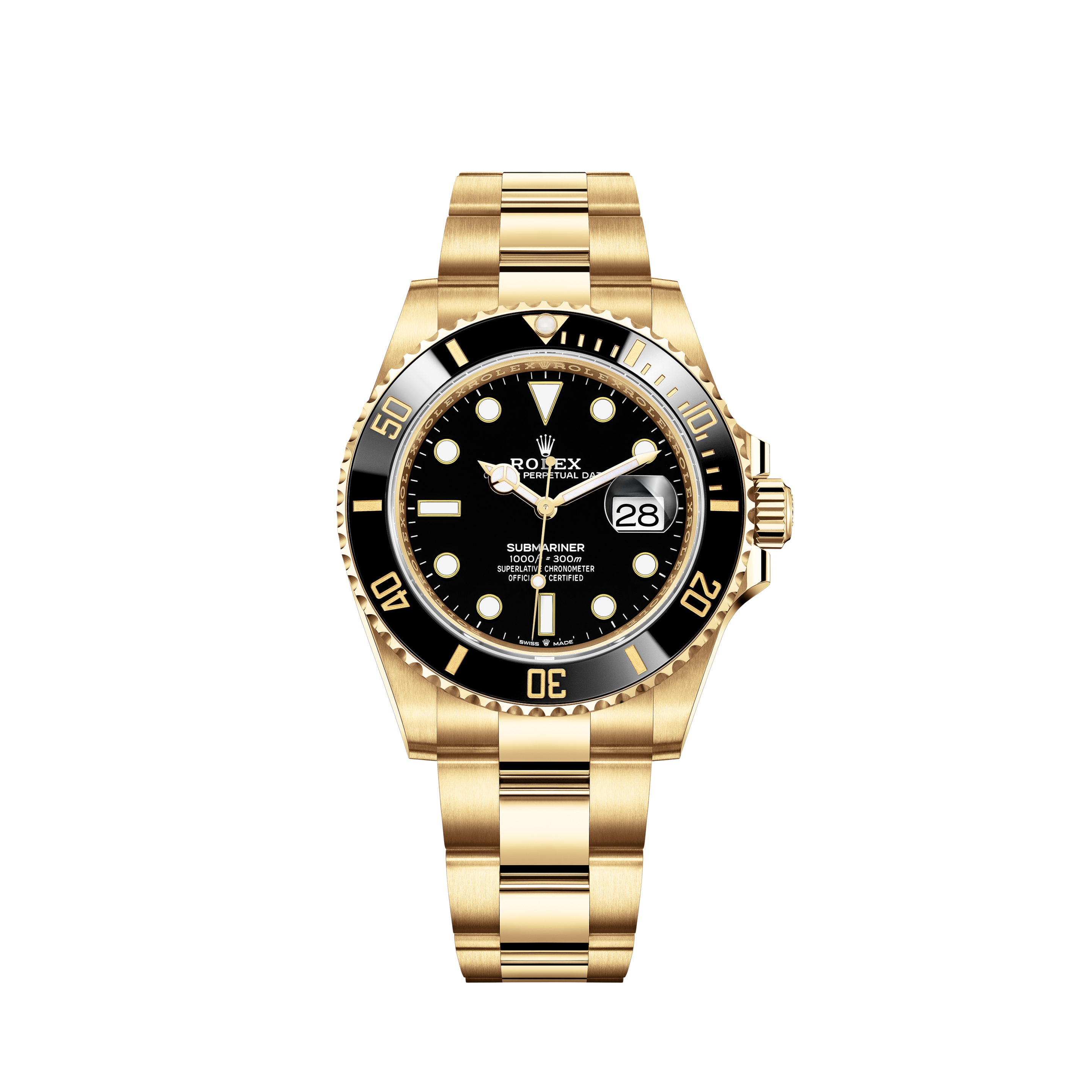 Rolex Men's Day Date President Yellow Gold Custom Diamond Bezel & Champagne Diamond DialRolex Men's Day Date President Yellow Gold Custom Diamond Bezel & Green Diamond Dial