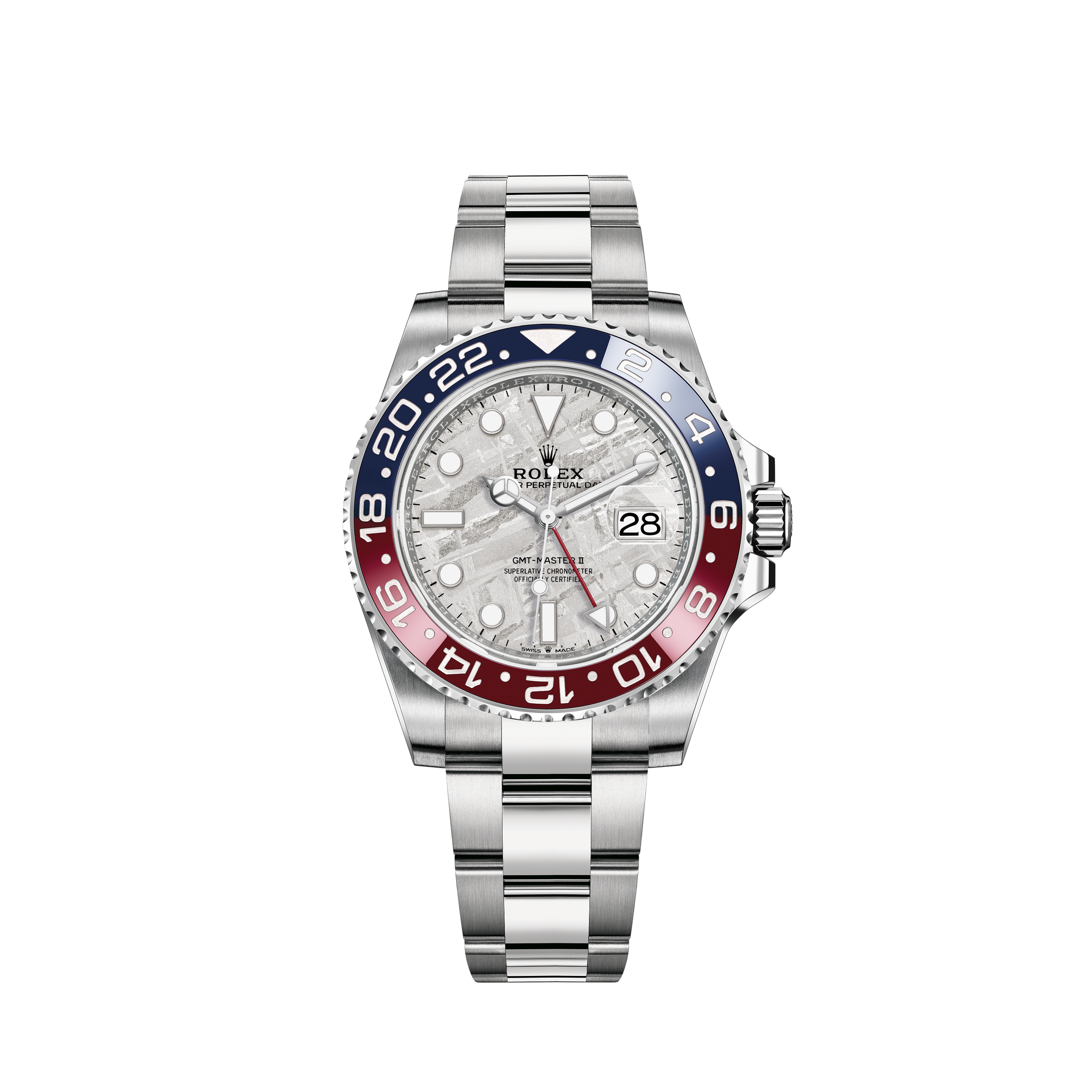 Rolex GMT-Master II Watch: 18 ct white 