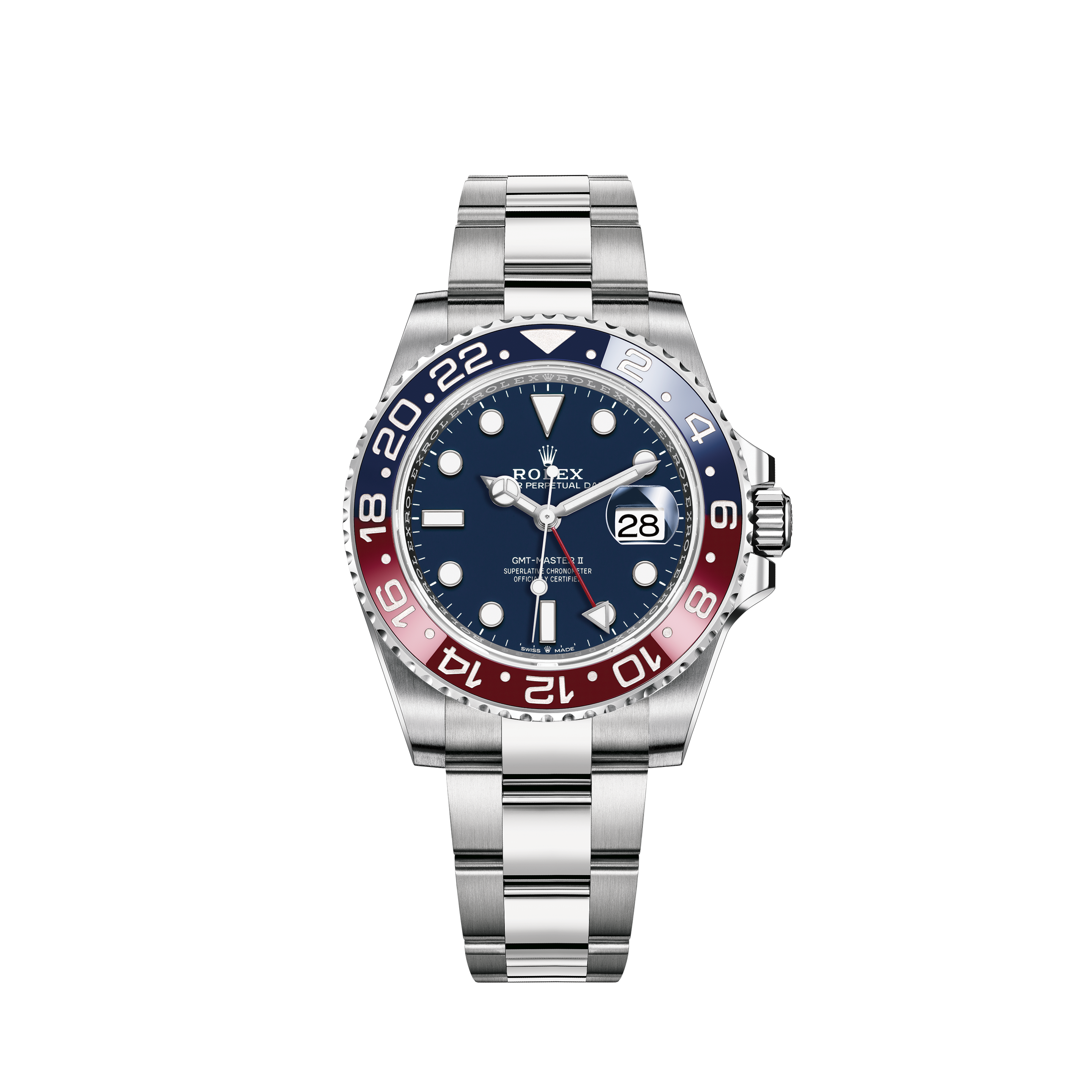 Rolex GMT-Master II Watch: 18 ct white 