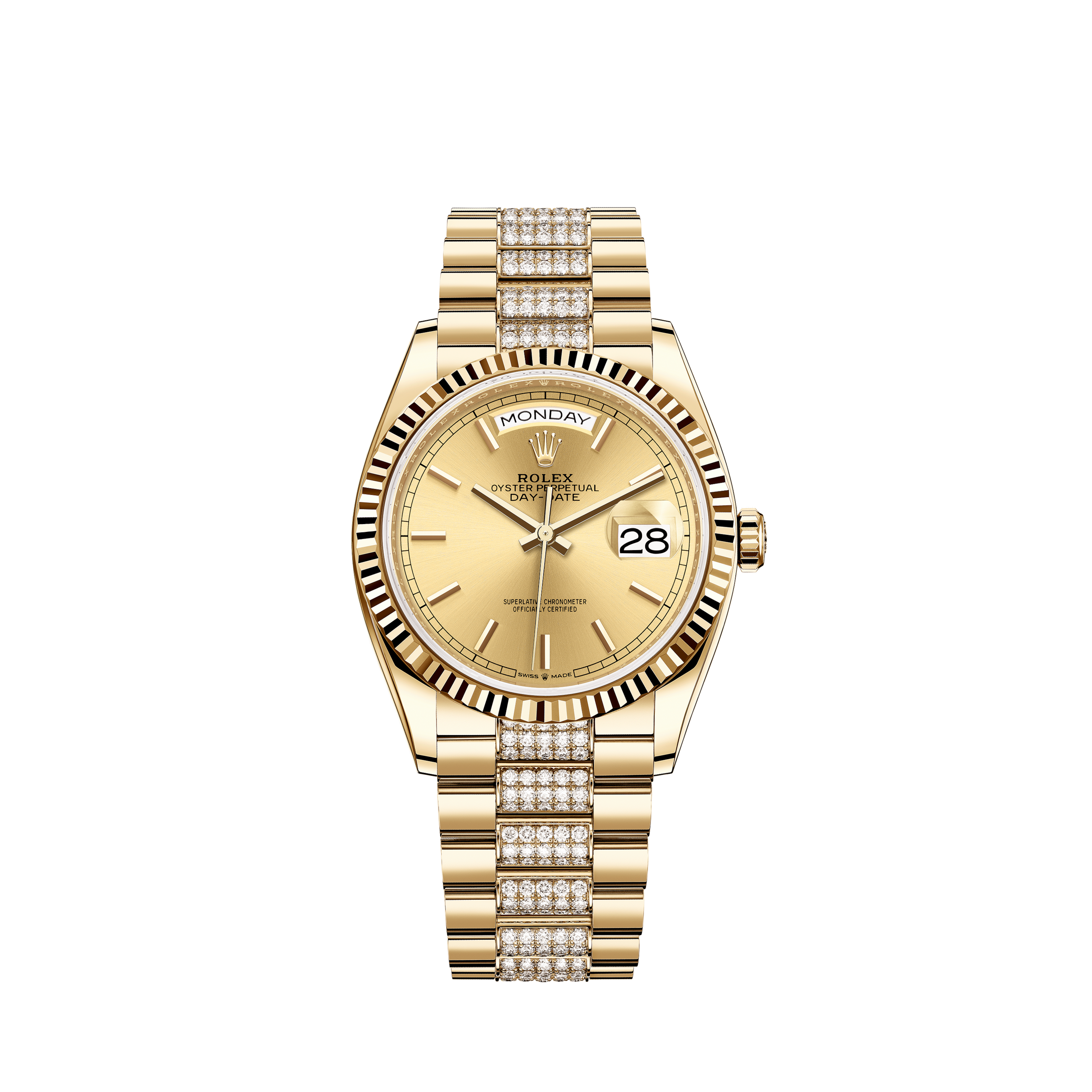 Rolex Emerald and Diamond 36mm Datejust Black MOP Mother Of Pearl with 8 + 2 Diamond Accent watch