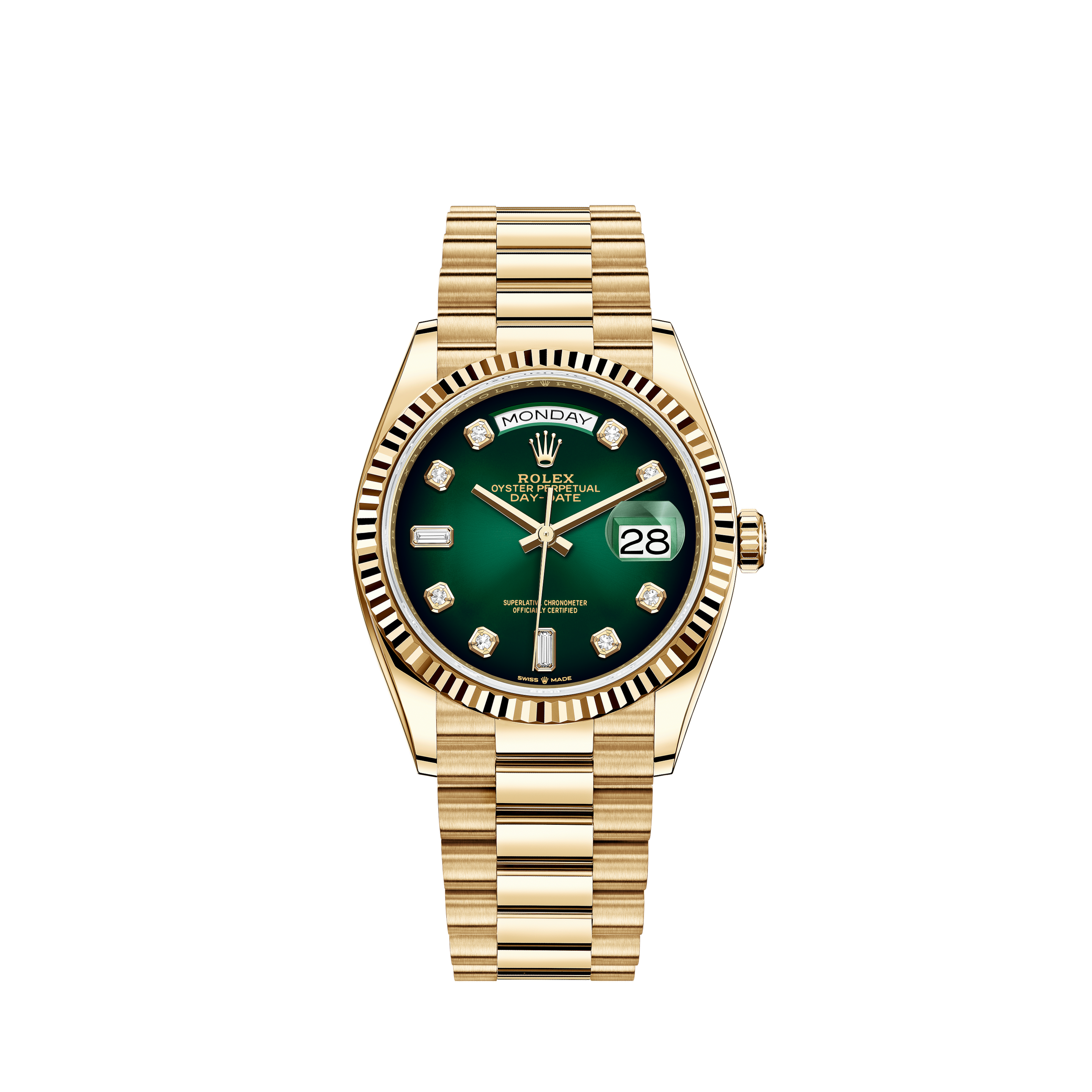 Rolex Day-Date 36 horloge: 18 kt 