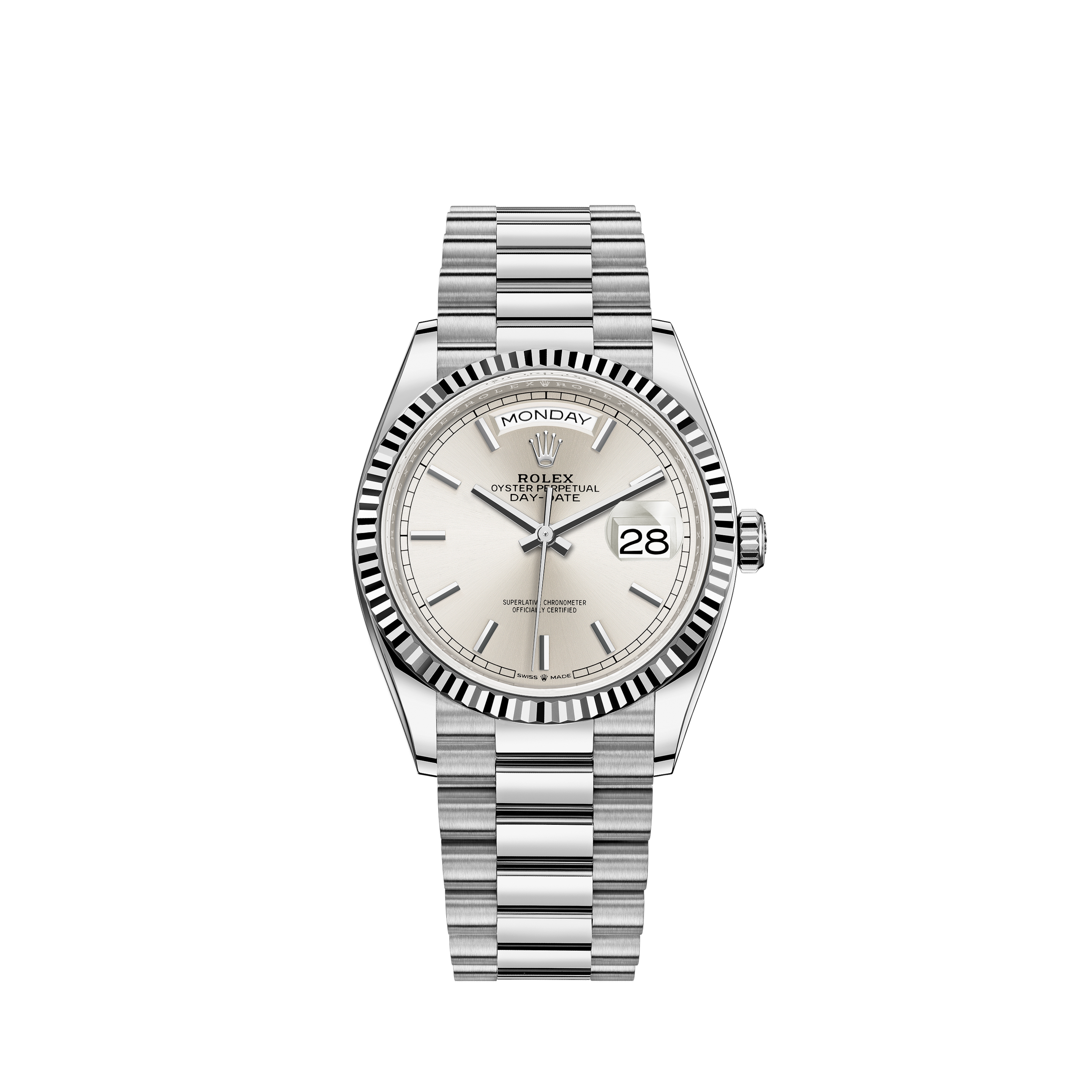 rolex oyster perpetual day date superlative chronometer officially certified