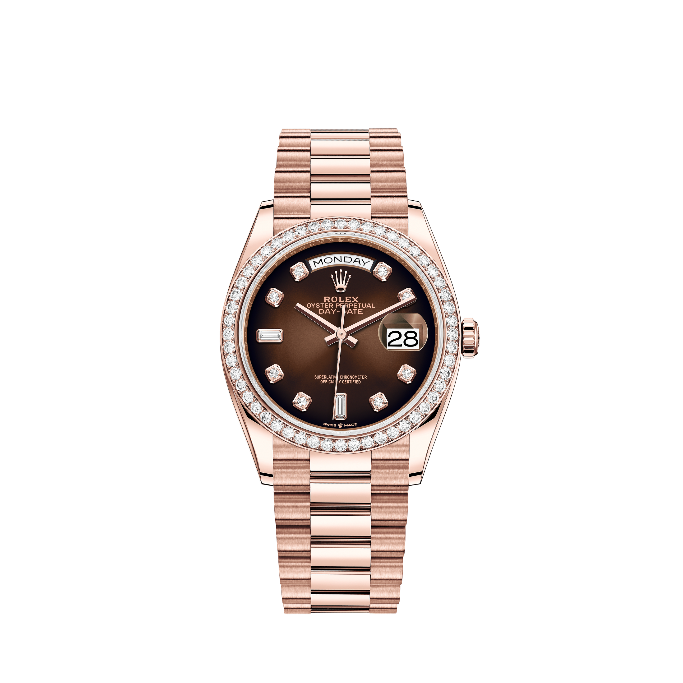 rolex brown watch