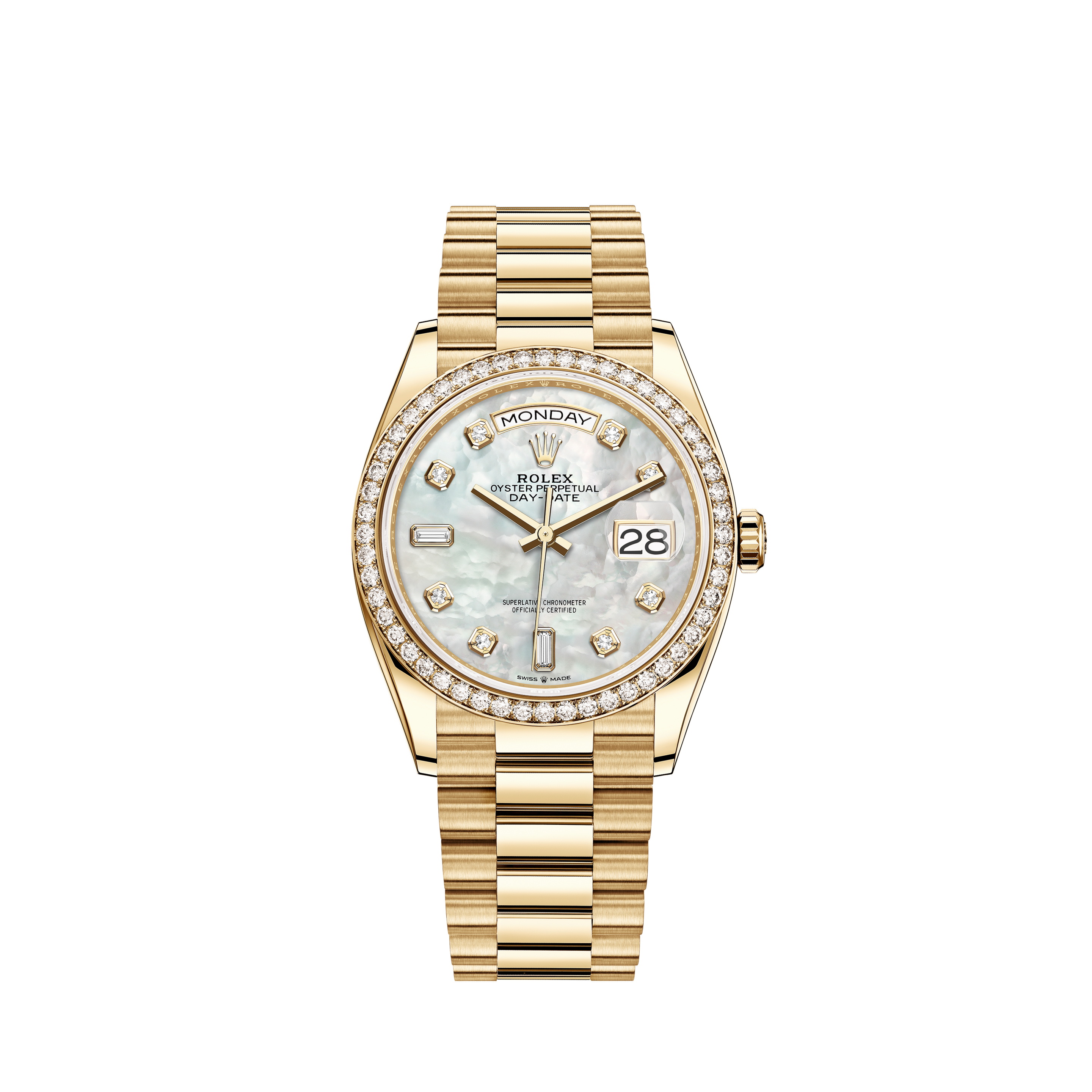 mother of pearl diamond rolex