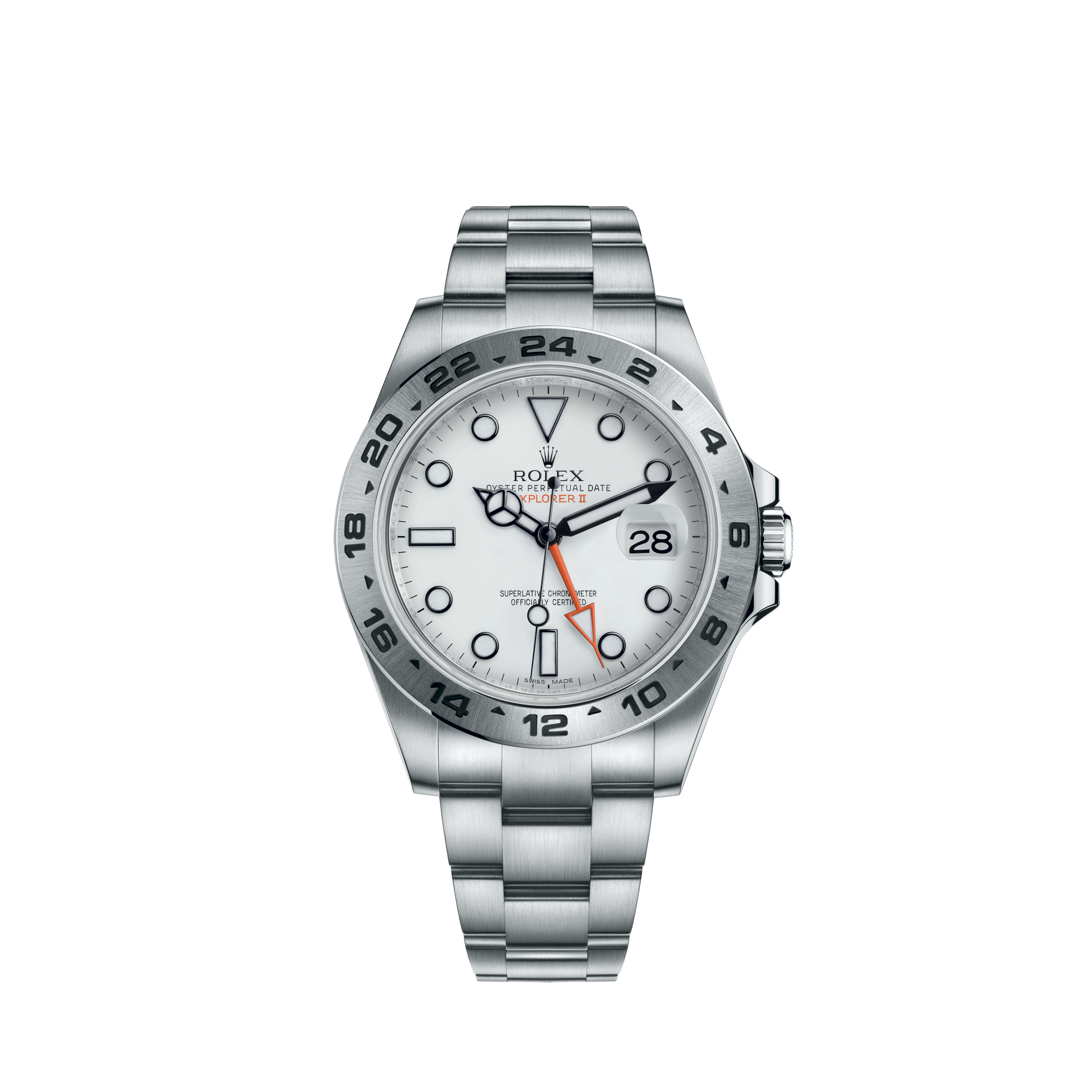Rolex Explorer II Watch: Oystersteel 