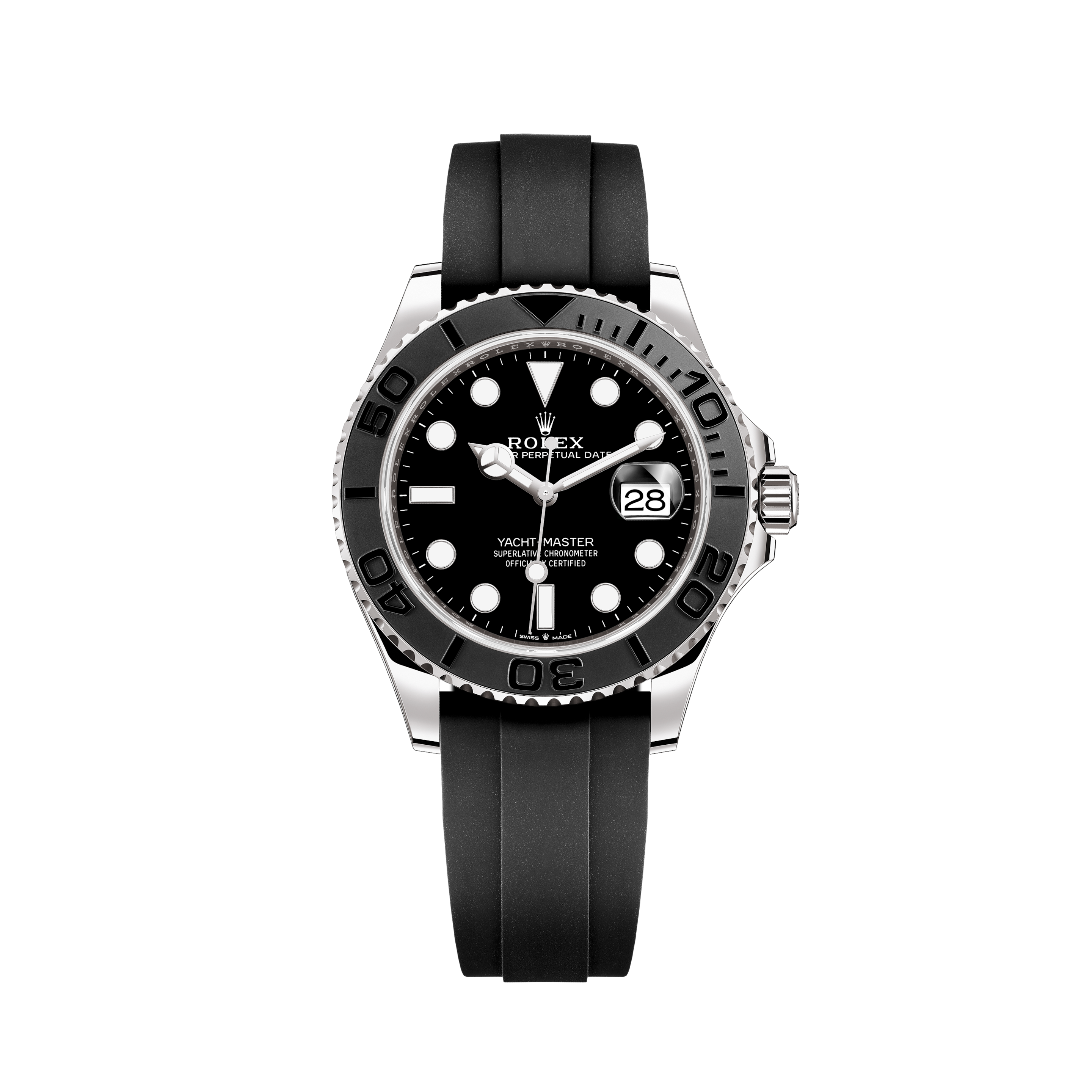 De Rolex Yacht-Master 42: 18 kt witgoud 