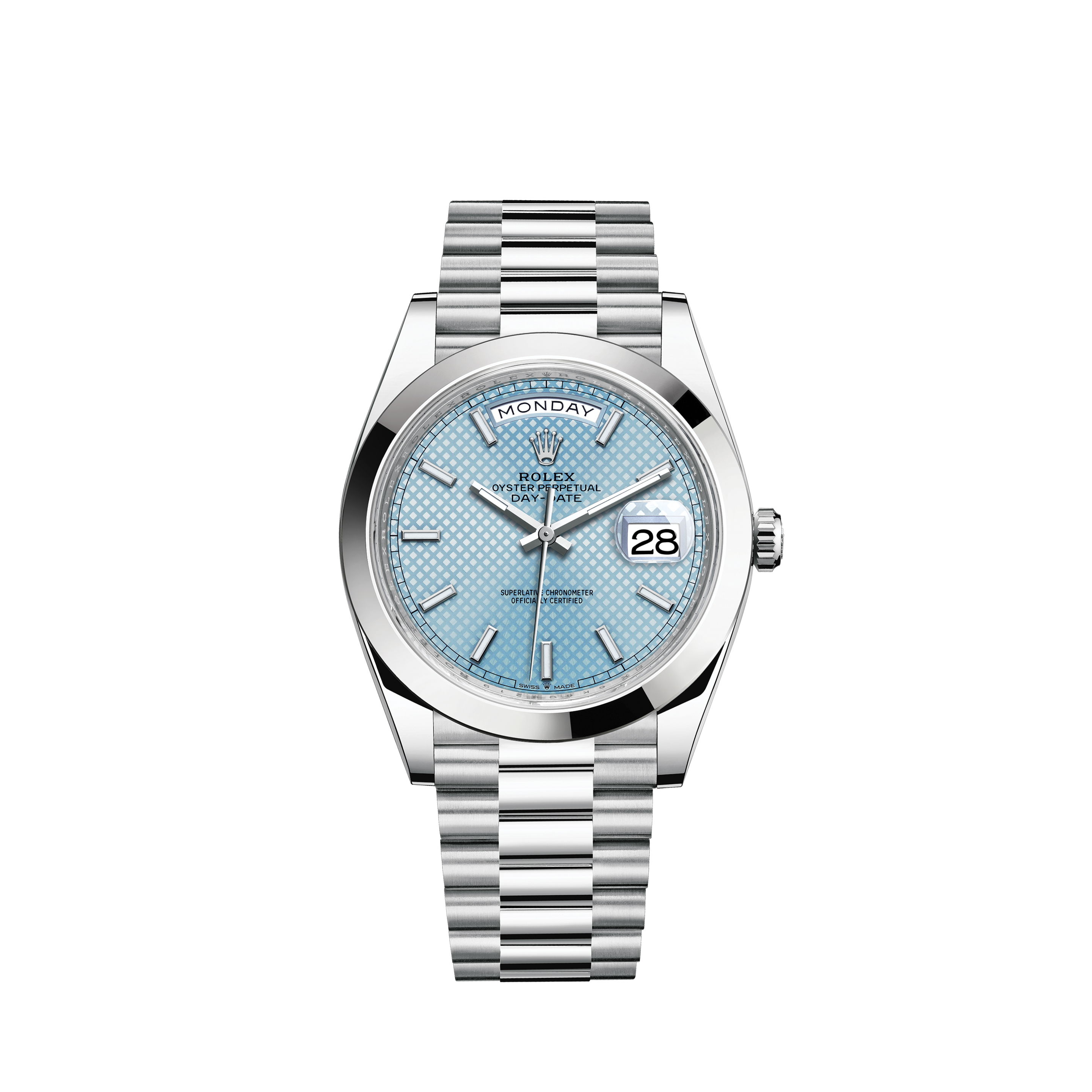 Rolex Datejust 16233 Two-tone 36mm Blue Vignette Diamond Dial Bezel Watch-Quickset