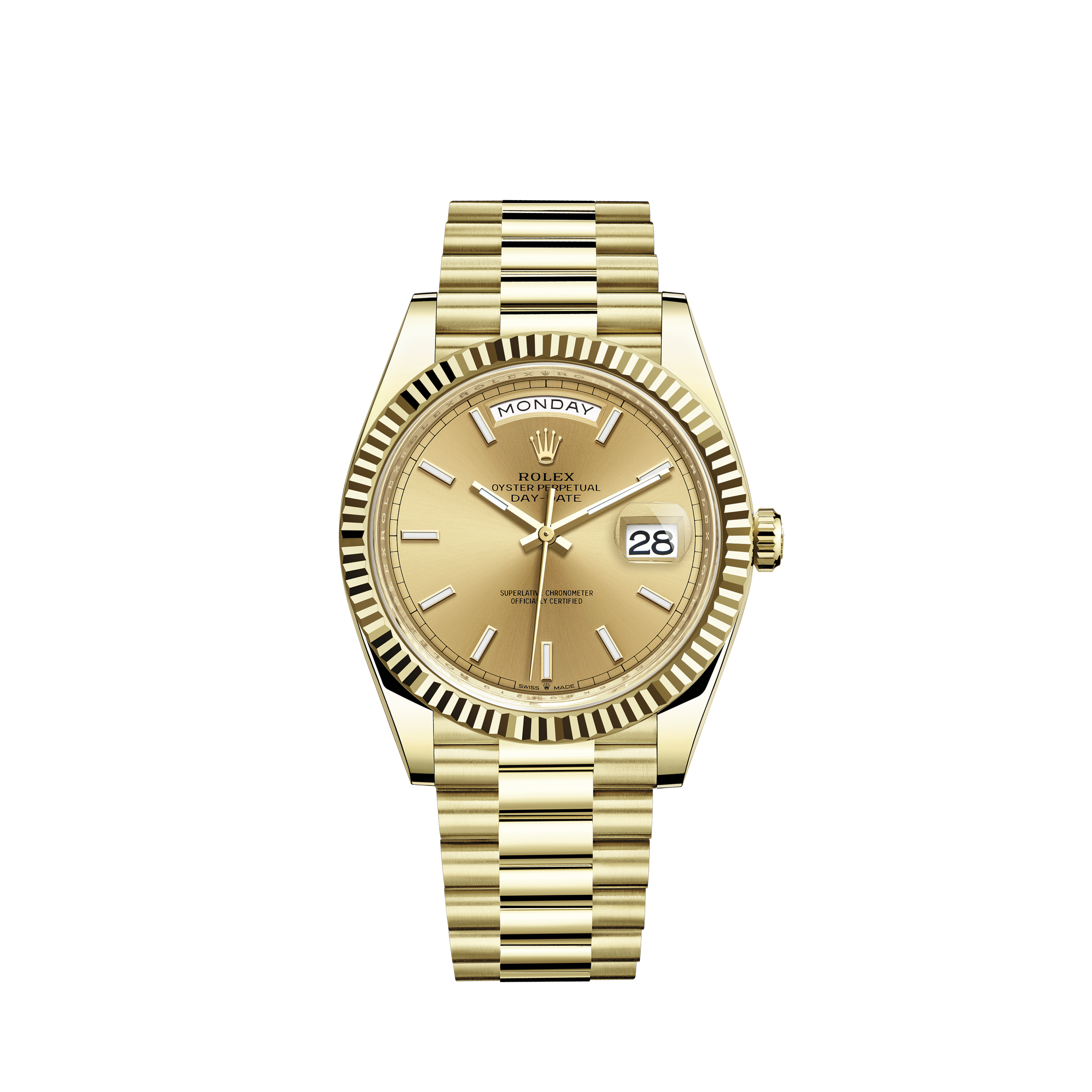 gold day date watch