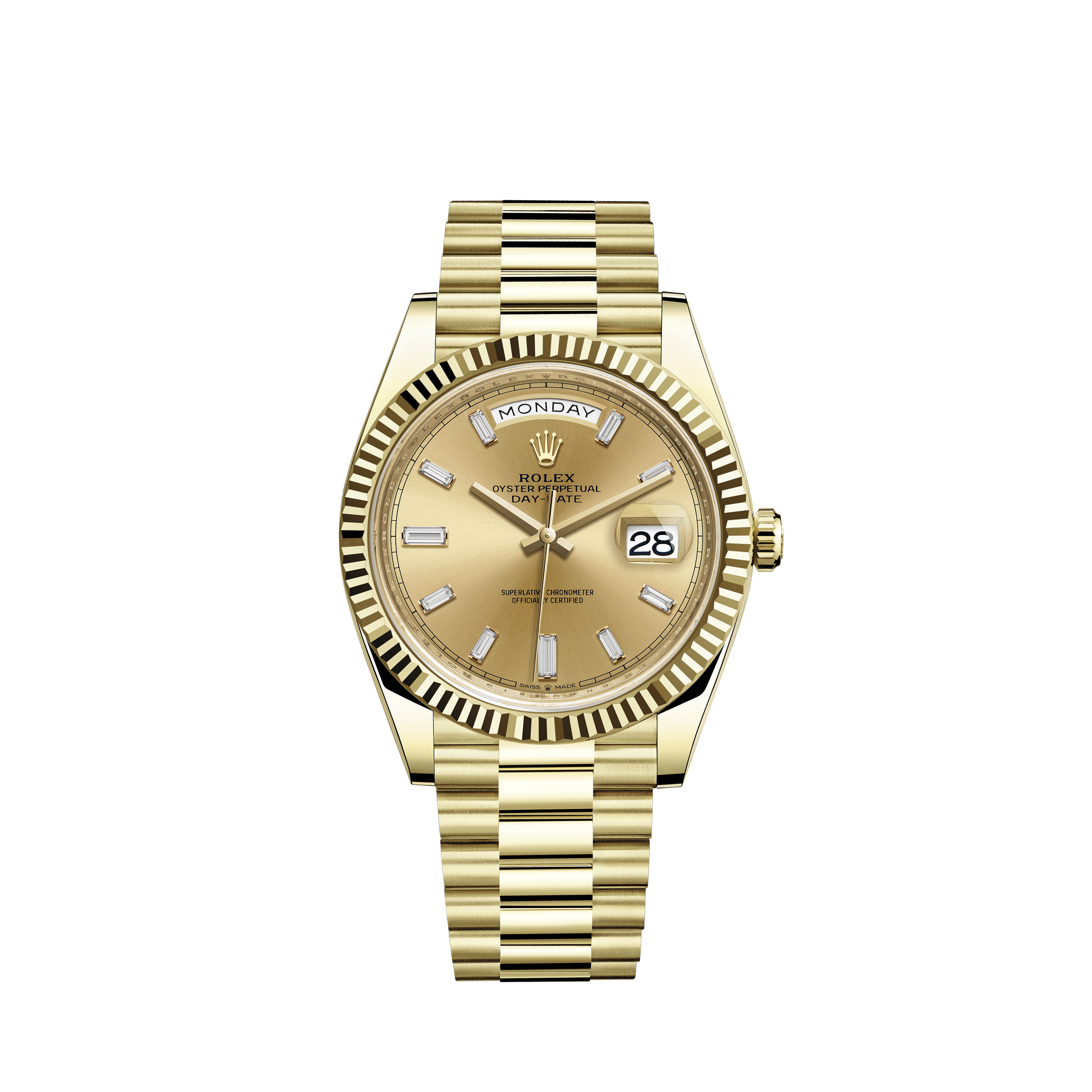 Rolex Mens Rolex Datejust Blue Roman Diamond Sapphire 18k White Gold Steel Watch