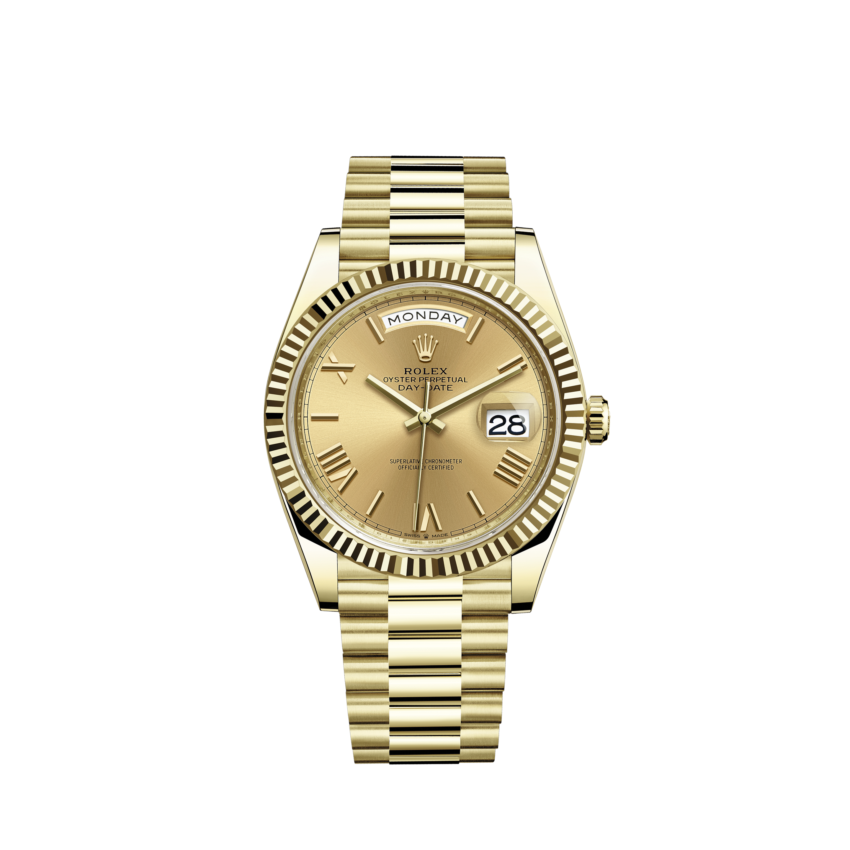 rolex watch with day and date
