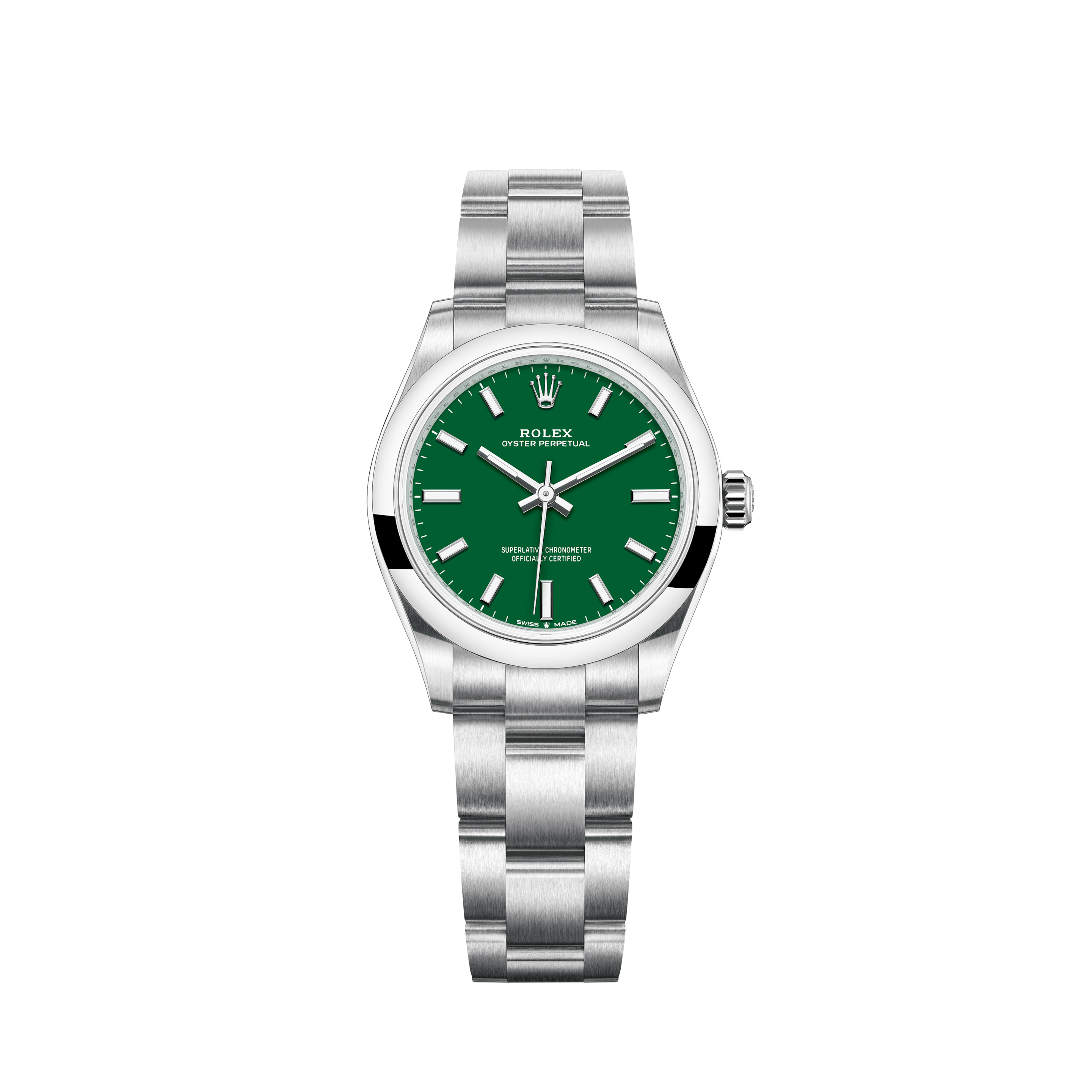 oyster perpetual green dial