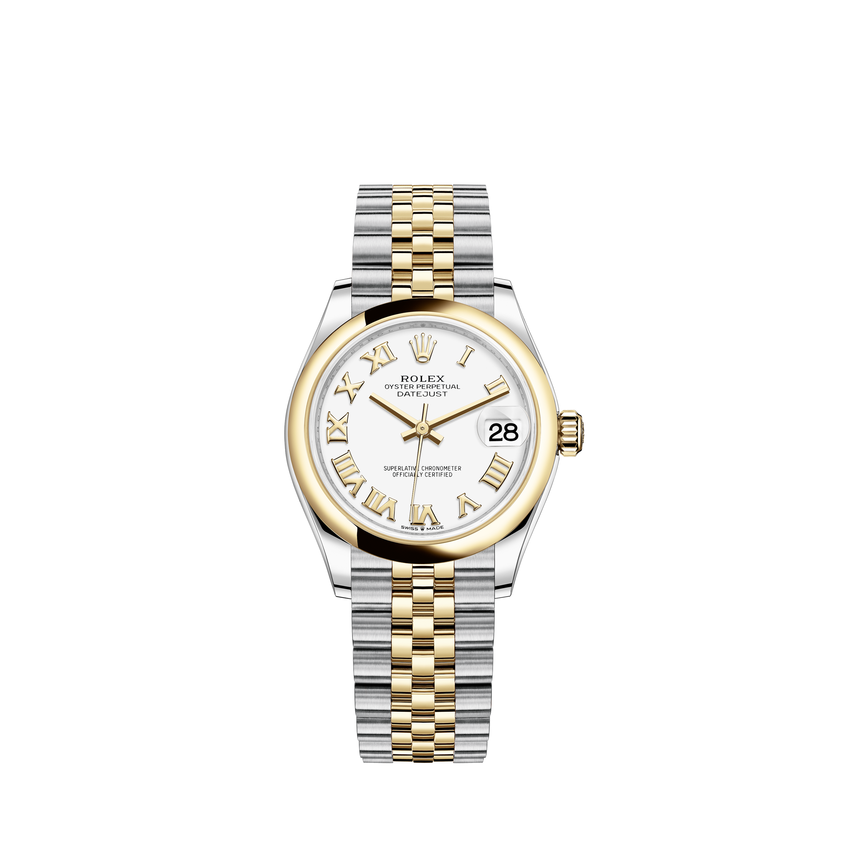 Rolex Datejust 31 Watch: Yellow Rolesor 